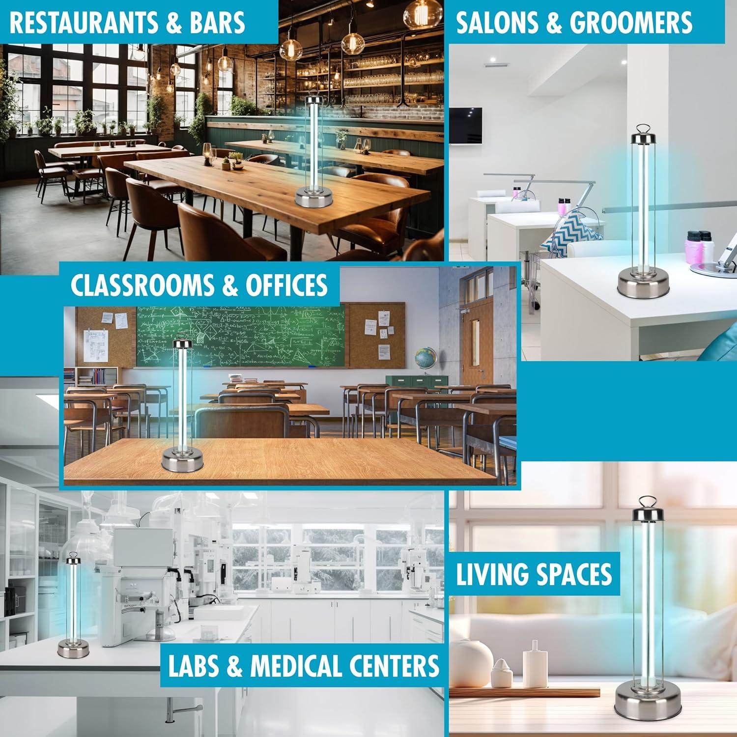 Desinfectante UV-C Tool Klean 100W para Superficies - 10,000 horas