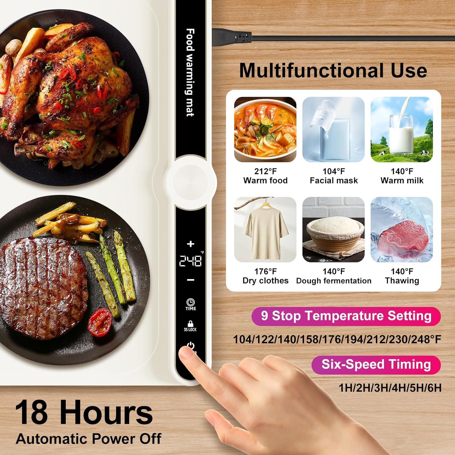 Alfombrilla Calentadora Eléctrica PAWCUB 330W Beige 1.5kg