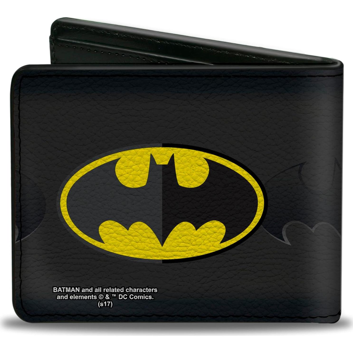 Billetera Bifold Unisex Batman Buckle-Down Cuero Vegano