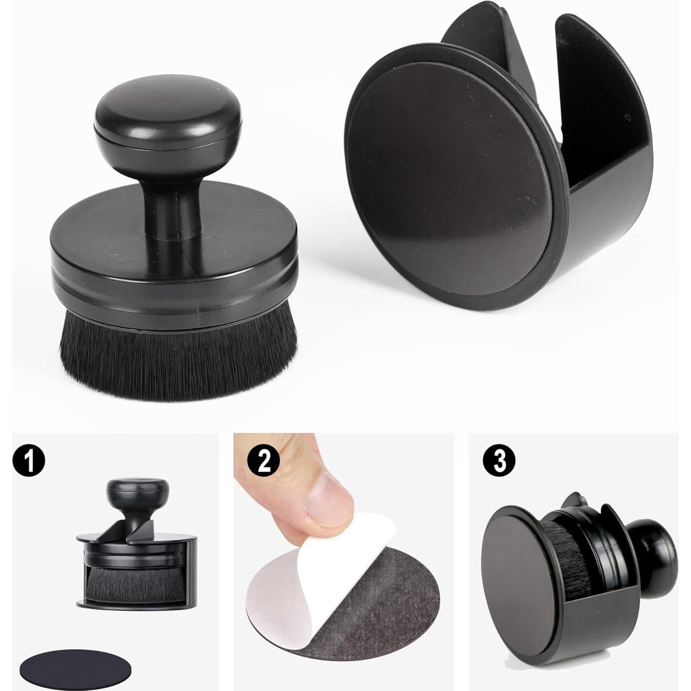 Aplicador de Brillo para Neumáticos BABYSHEEP Negro - Cepillo Vegano