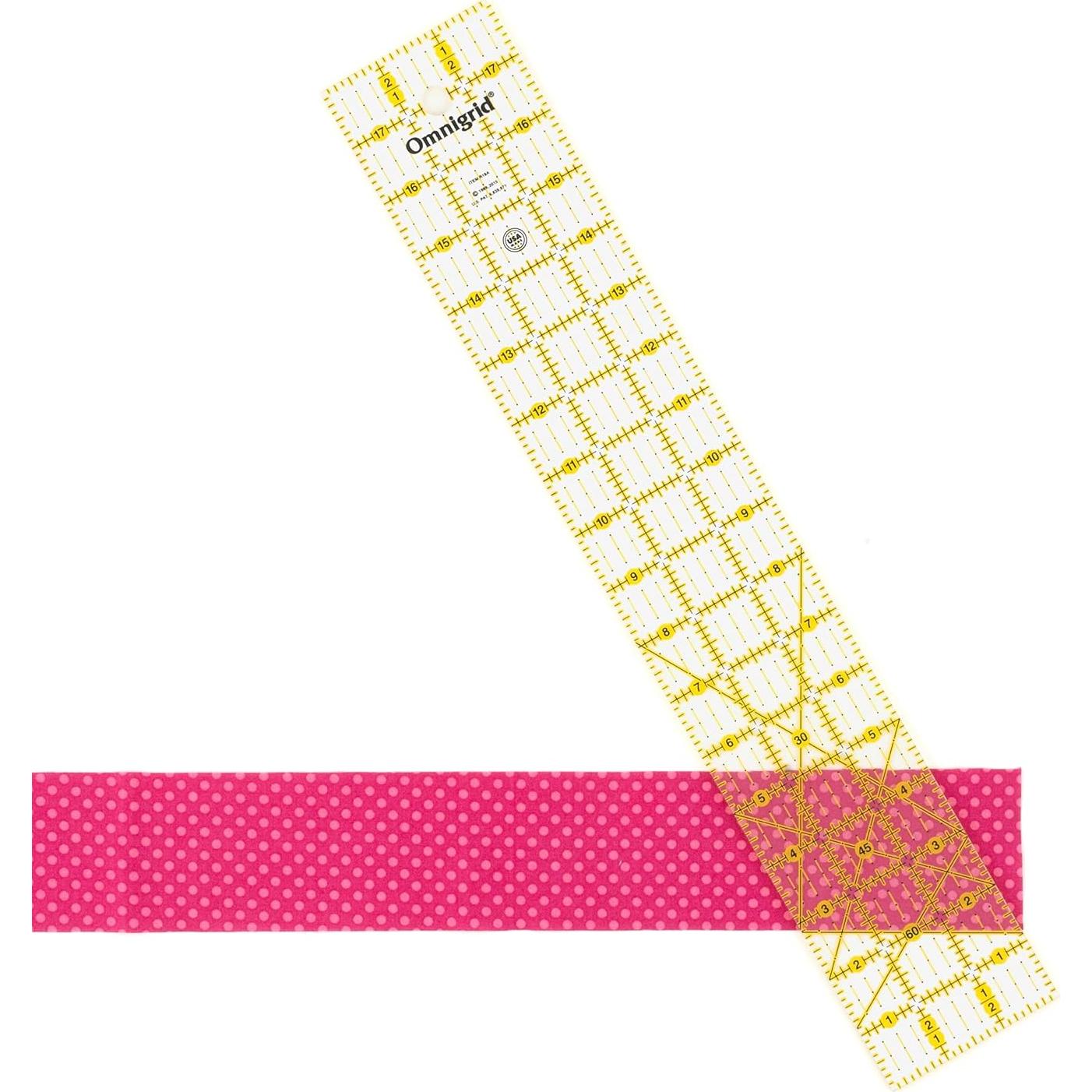 Regla de Ángulos Dritz 7.62 x 45.72 cm para Costura