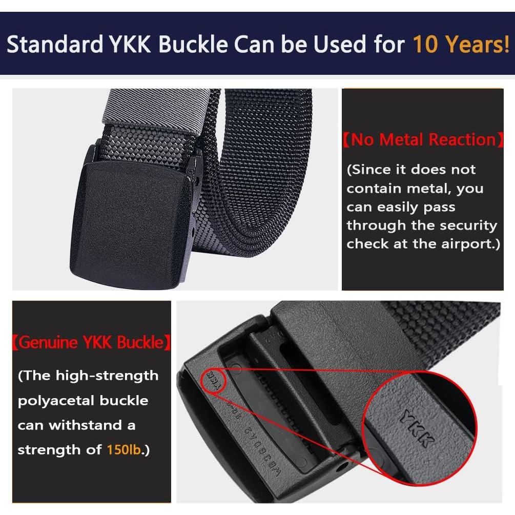 Cinturón Reversible LionVII para Hombre - Ajustable 68-124 cm