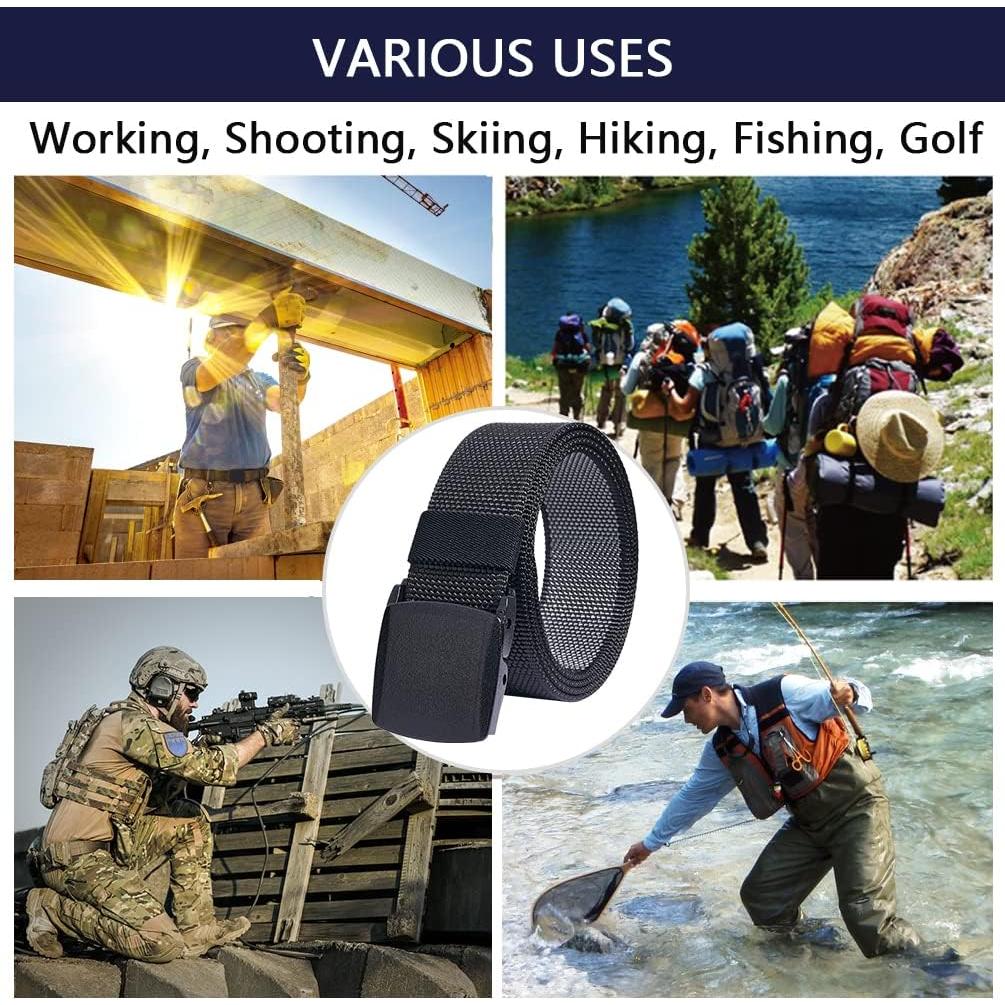 Cinturón Reversible LionVII para Hombre - Ajustable 68-124 cm