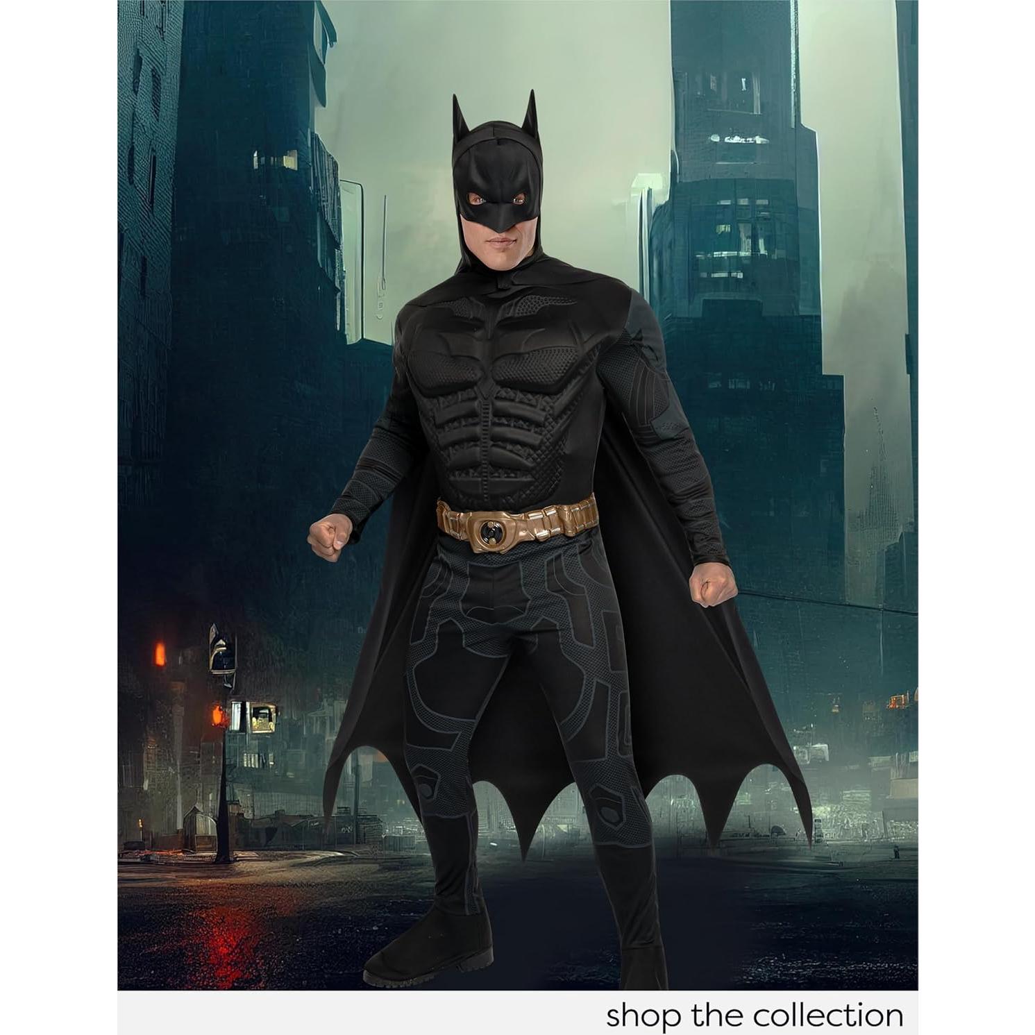 Disfraz de Batman Rubie's Mediano Negro para Adultos