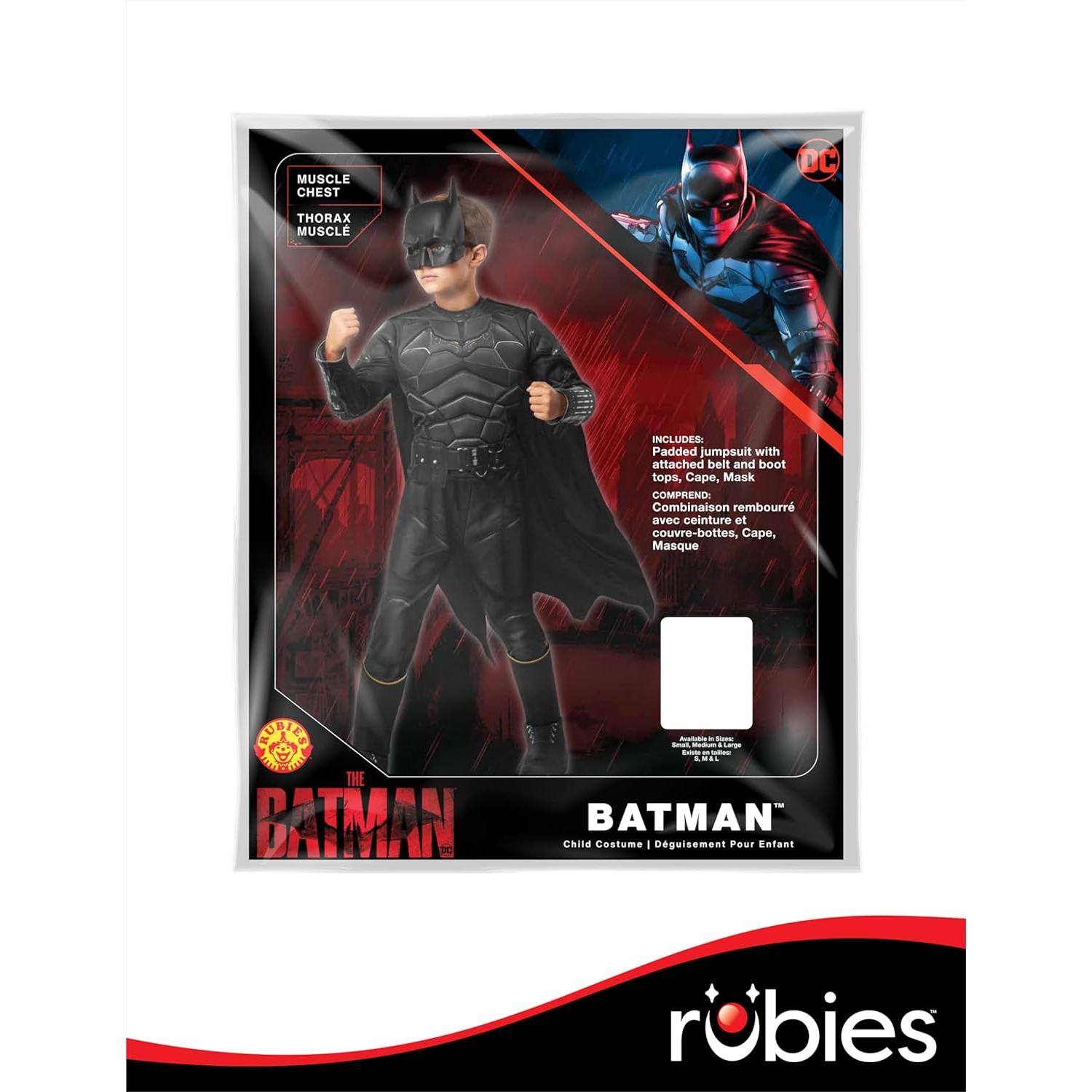 Disfraz Infantil Deluxe Batman Rubie's 3-4 Años