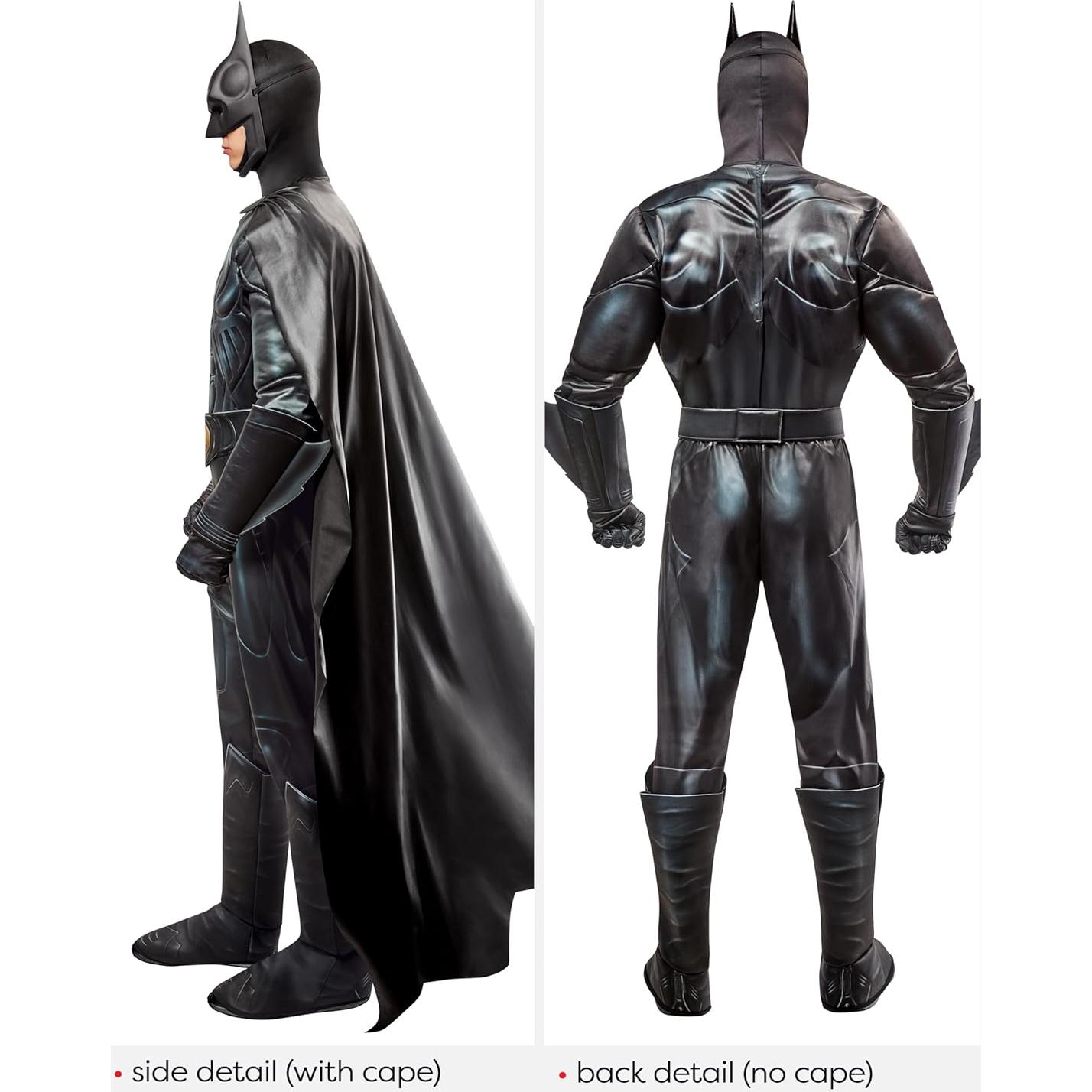 Disfraz Deluxe Batman Rubies para Hombre con Capa y Máscara