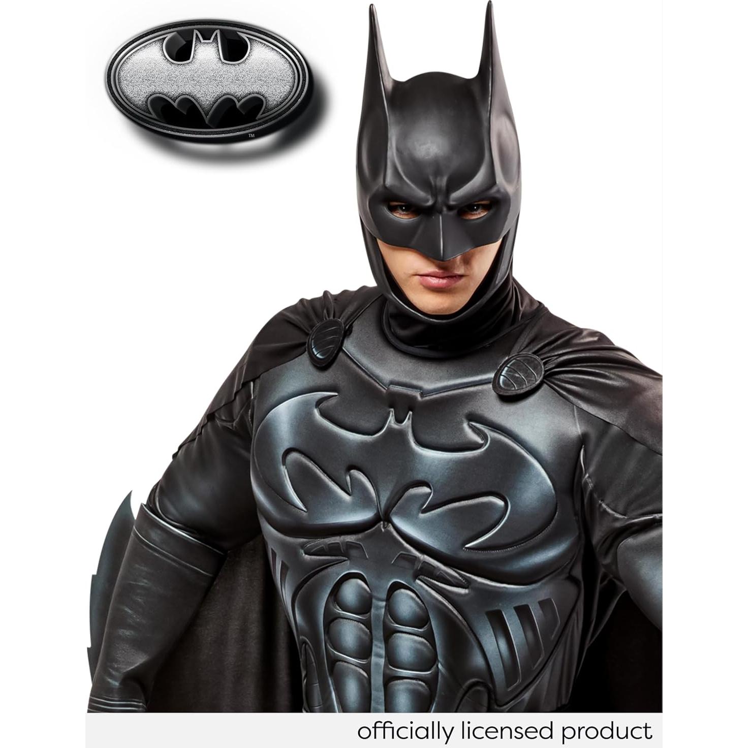 Disfraz Deluxe Batman Rubies para Hombre con Capa y Máscara