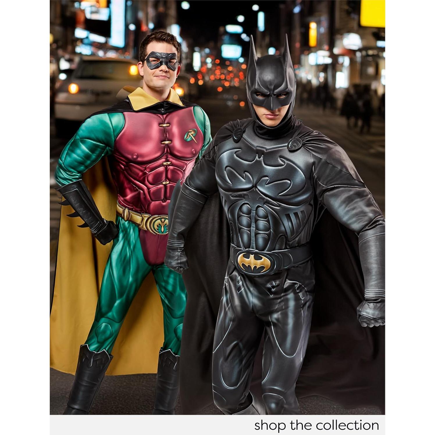 Disfraz Deluxe Batman Rubies para Hombre con Capa y Máscara