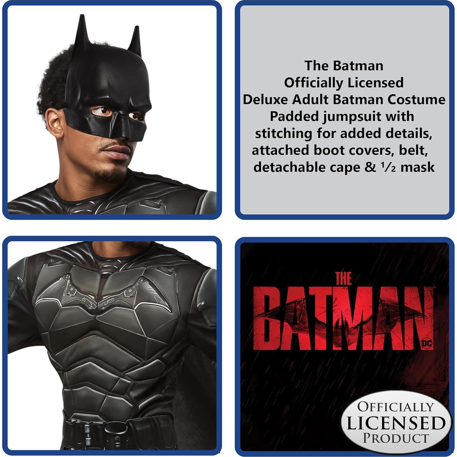 Disfraz Deluxe Batman Rubie's para Hombre Talla Estándar