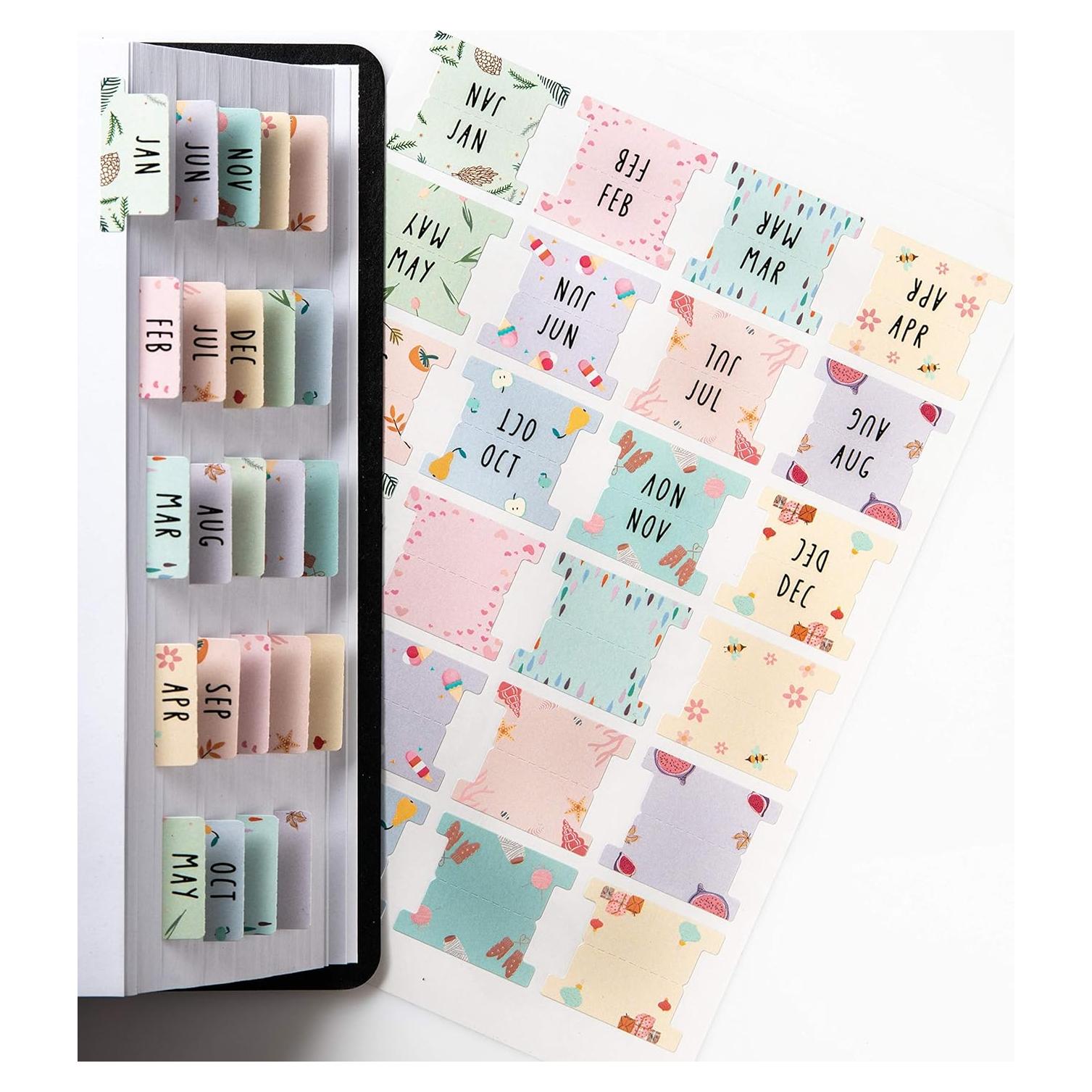 Planificador Laminado DiverseBee Mediano con 24 Pestañas