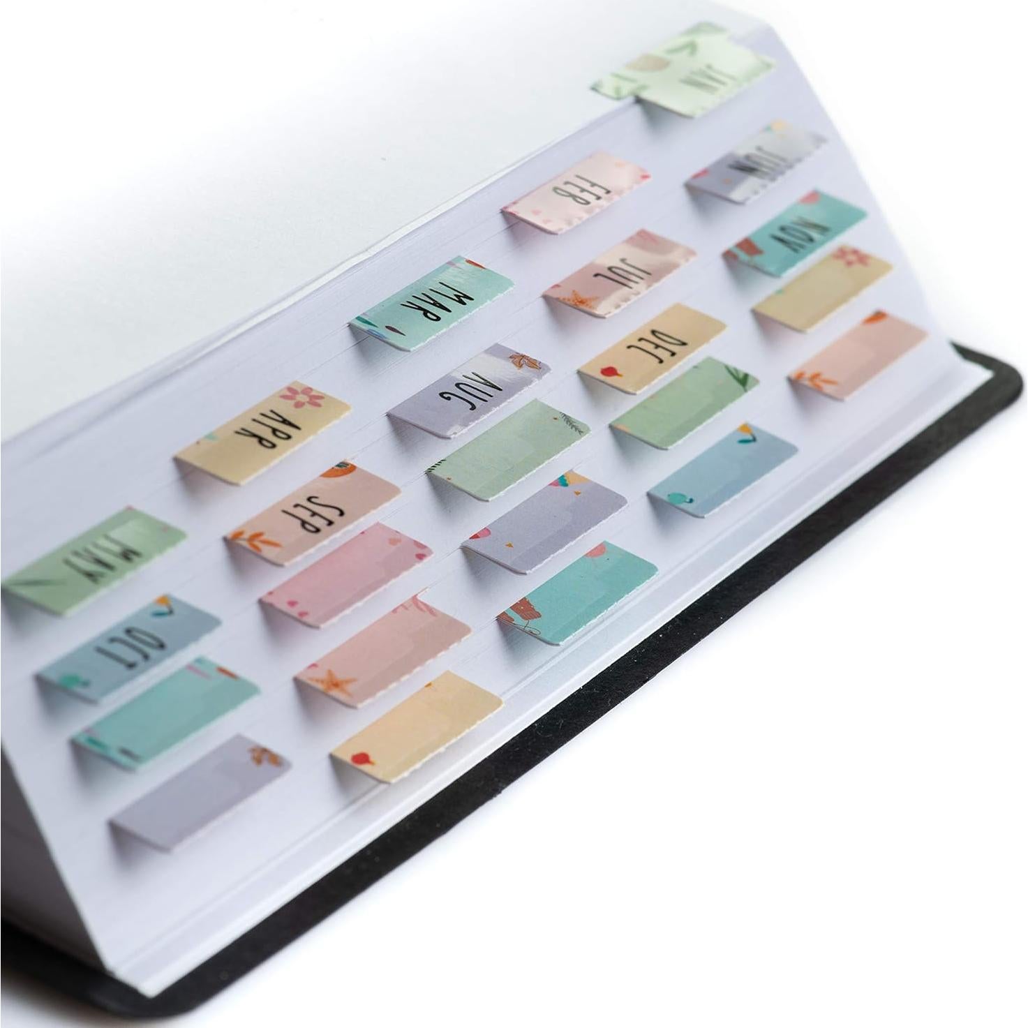 Planificador Laminado DiverseBee Mediano con 24 Pestañas