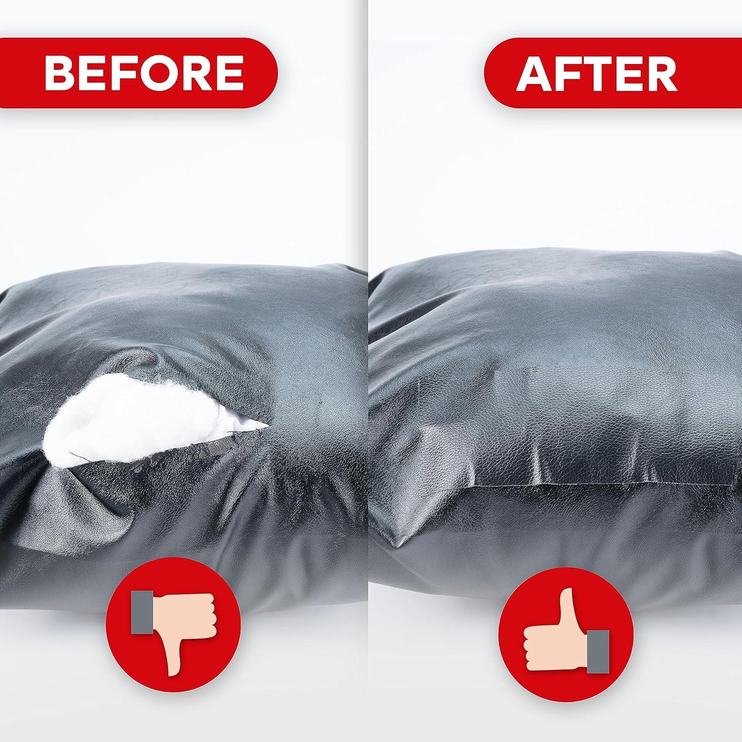 Kit de Reparación de Cuero XFasten Negro 7.62 cm x 152.4 cm