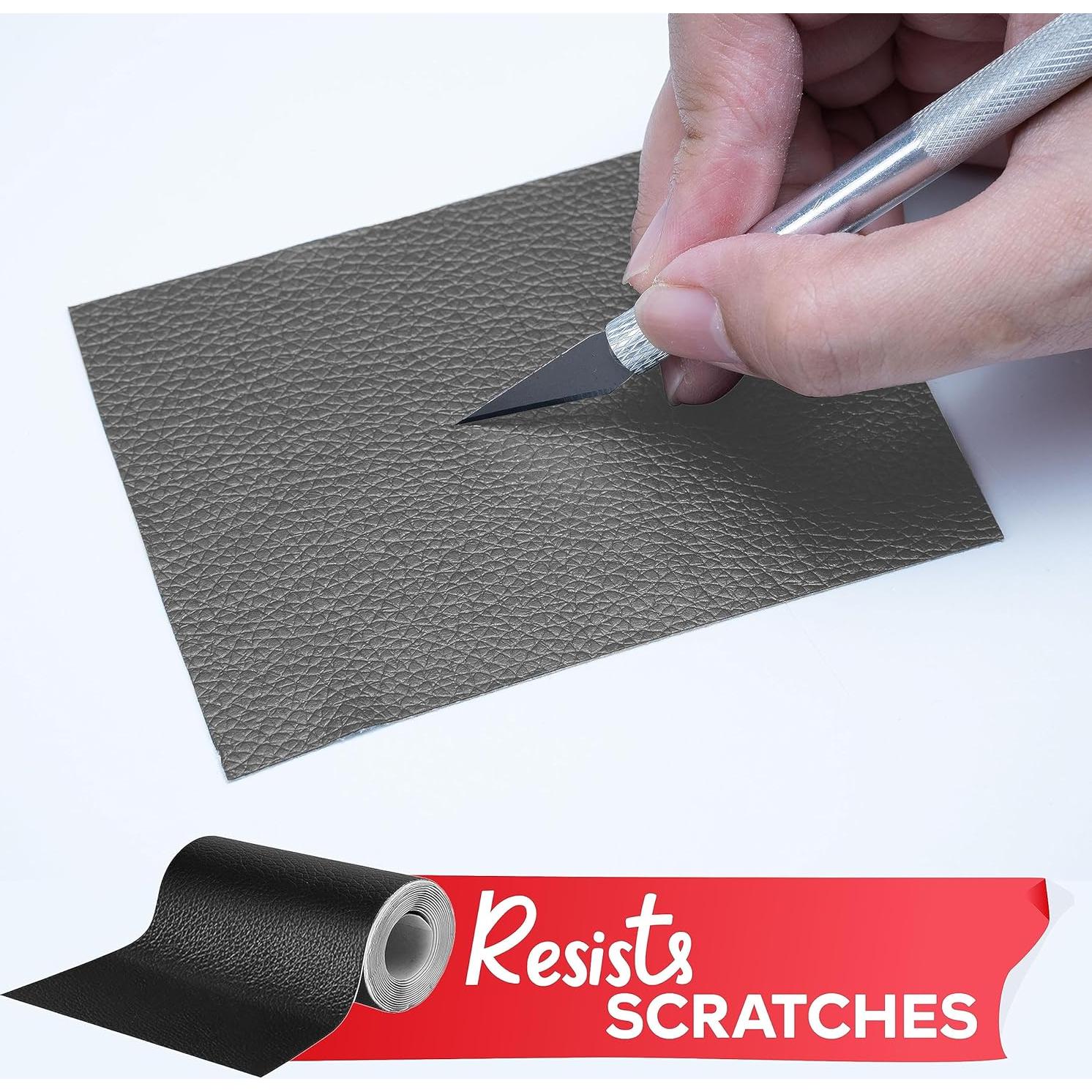 Kit de Reparación de Cuero XFasten Negro 7.62 cm x 152.4 cm