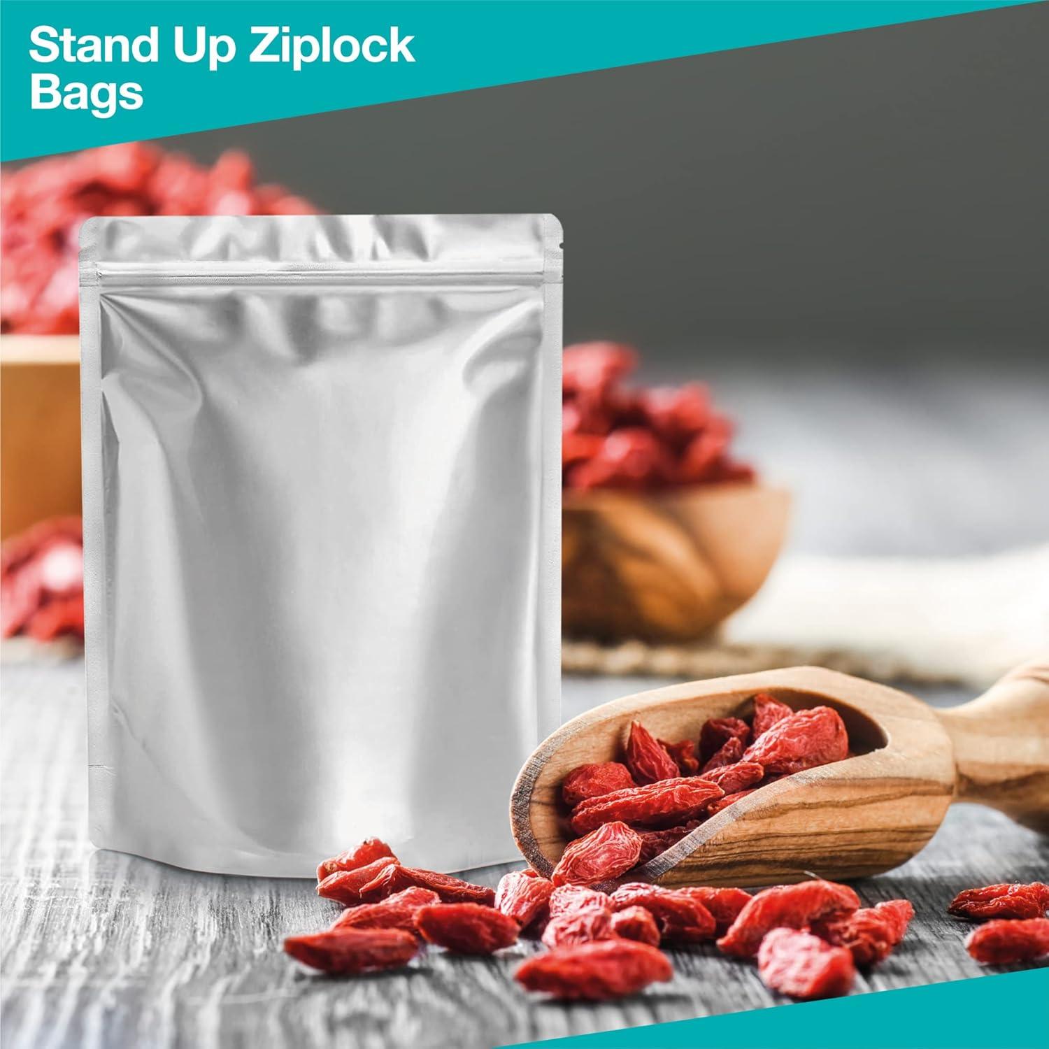 Bolsas Mylar 1 Galón Belle KR - 50 Pcs con Absorbentes de Oxígeno