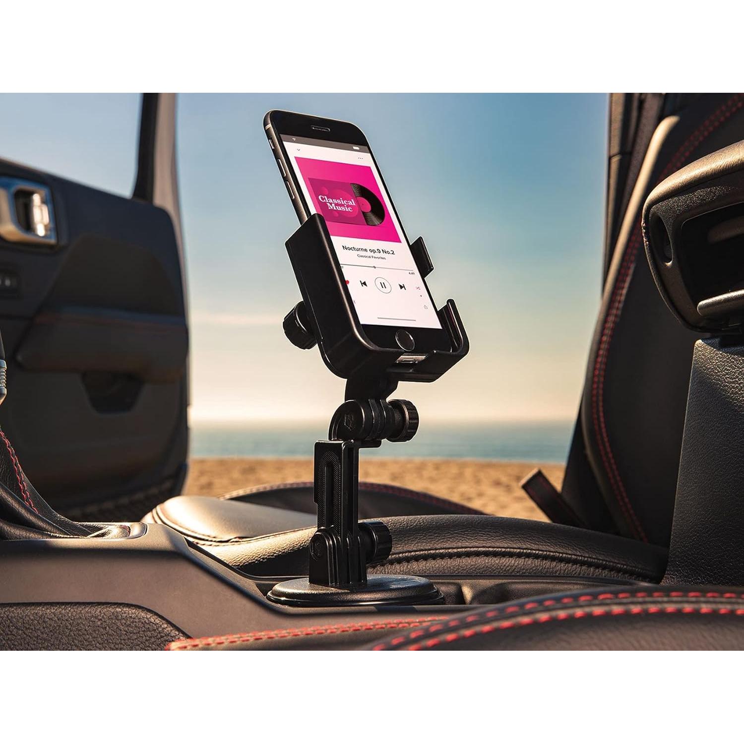 Soporte para Teléfono CupFone Two View - Ajustable Negro