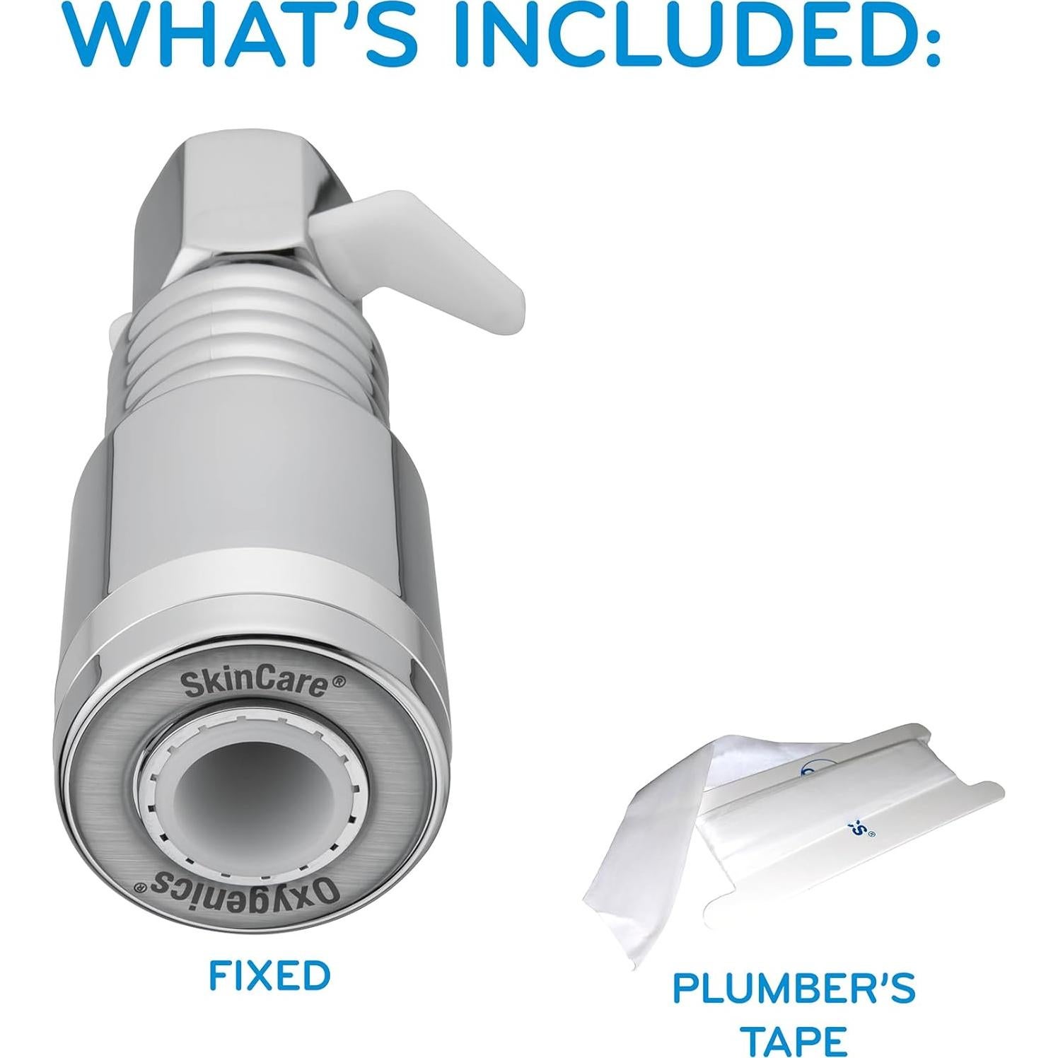 Cabezal de Ducha Fijo Oxygenics SkinCare Cromo 1.5 GPM