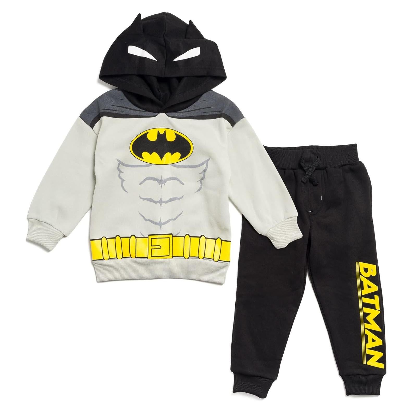 Sudadera con Capucha y Pantalones DC Comics Superman Batman 5T