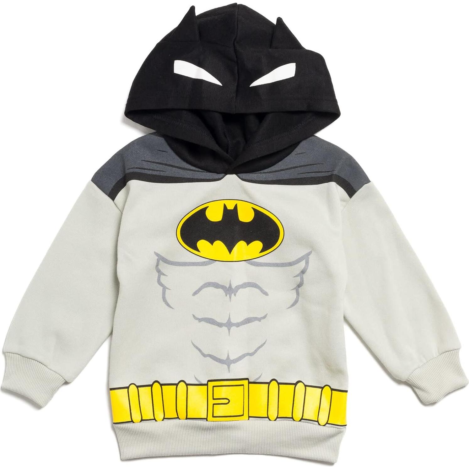Sudadera con Capucha y Pantalones DC Comics Superman Batman 5T