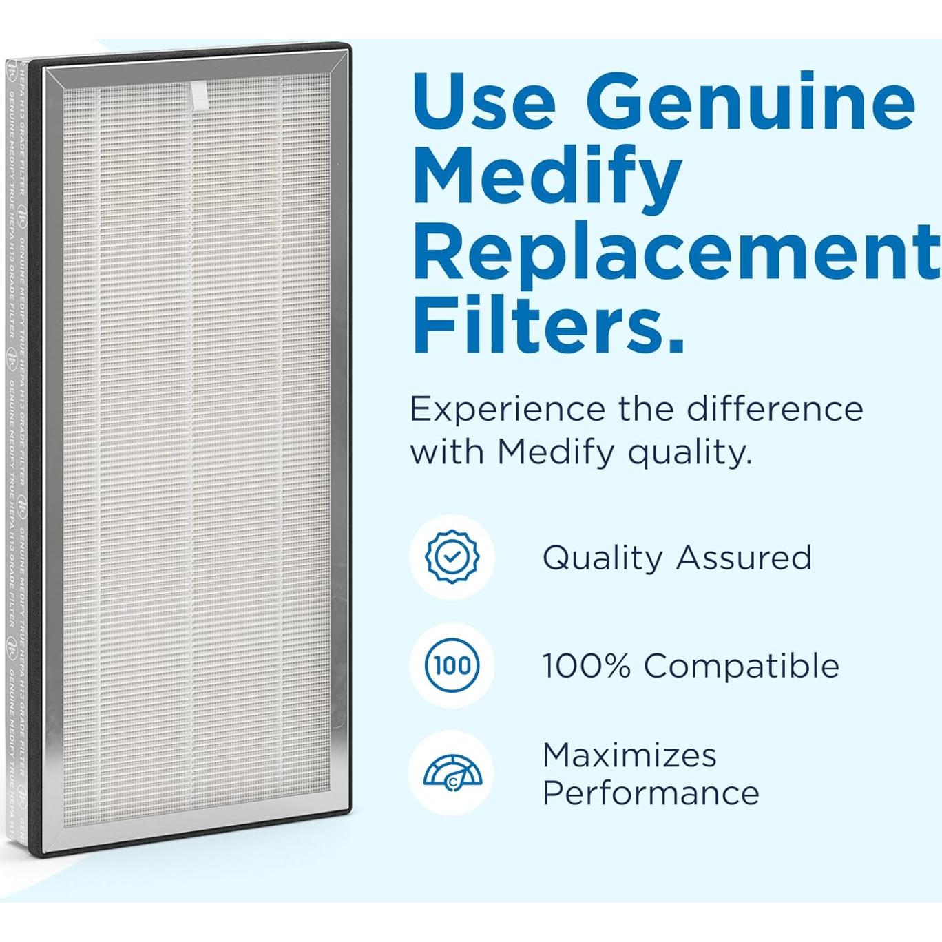 Filtro de Reemplazo Medify Air MA-40E H13 HEPA 3 en 1