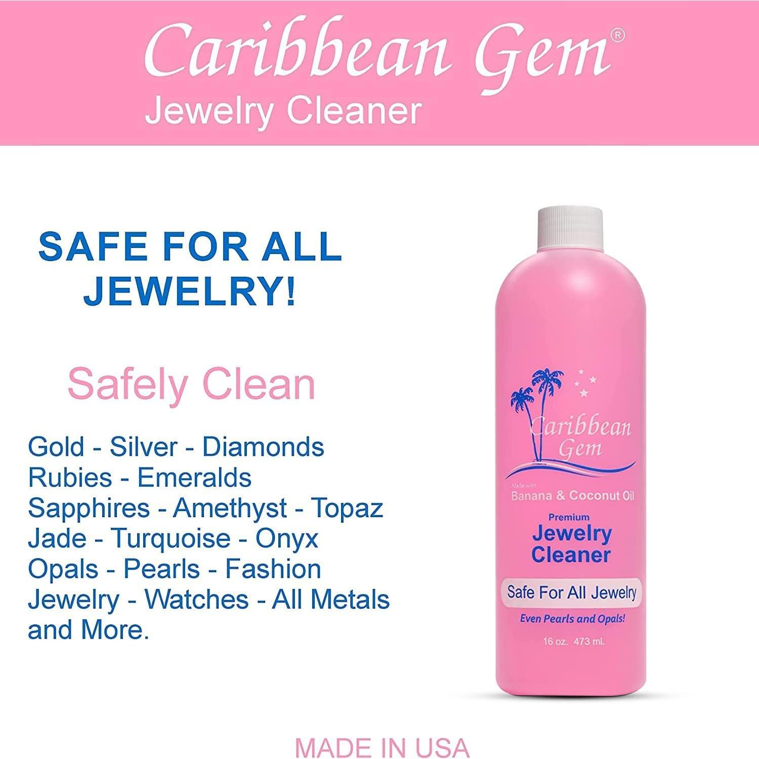 Limpiador de Joyería Natural Caribbean Gem 473ml + Paño