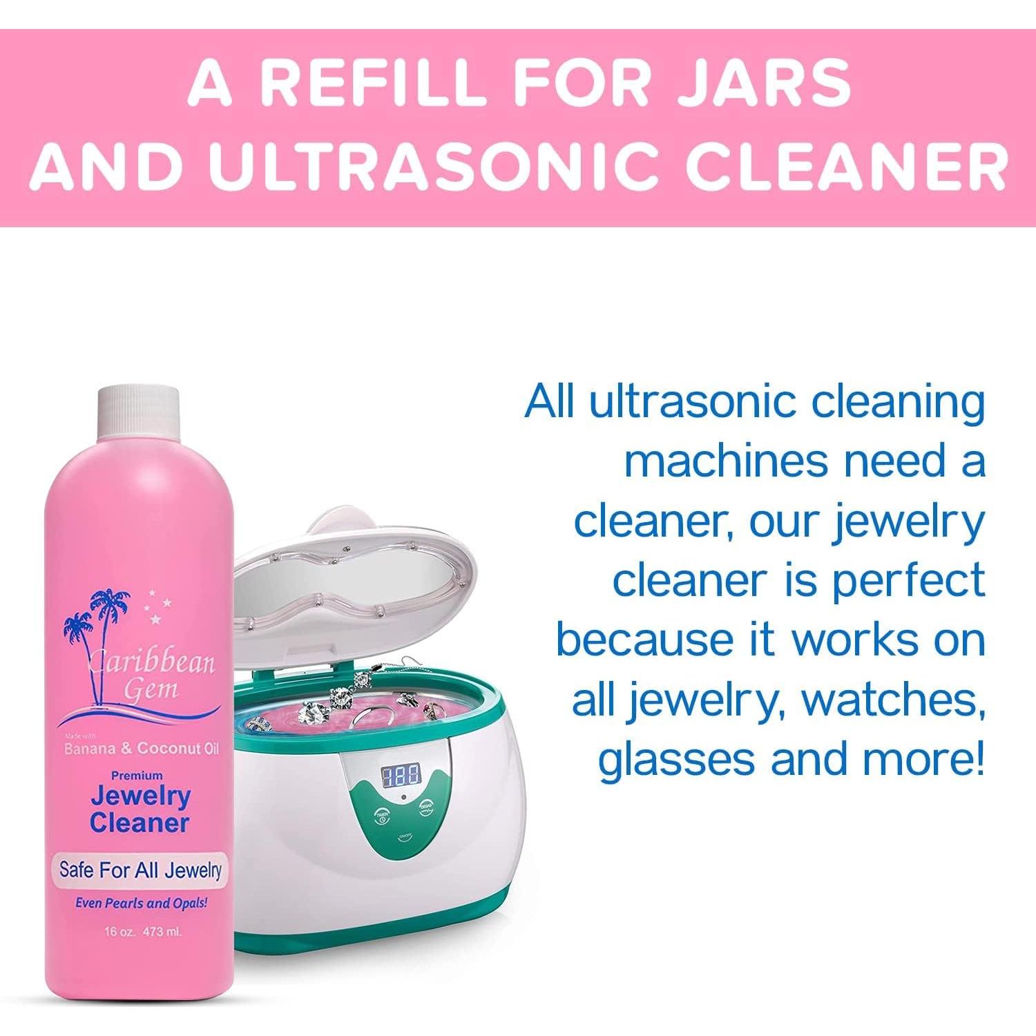 Limpiador de Joyería Natural Caribbean Gem 473ml + Paño