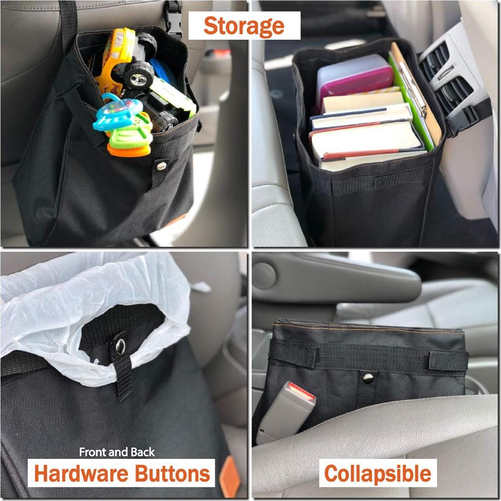 Basurero de Coche Colgante CP Clever Pinkphin XL Impermeable