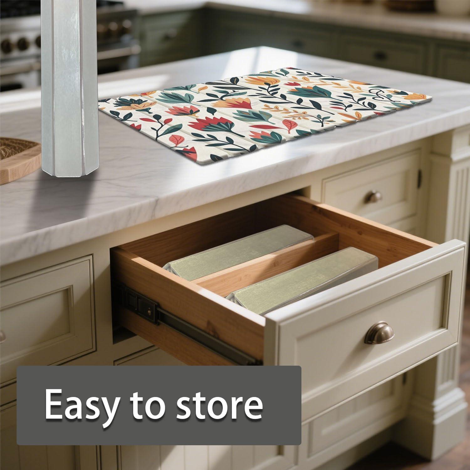 Alfombrilla de Secado Diatomita Forever Song 30.5x40.6cm Flores