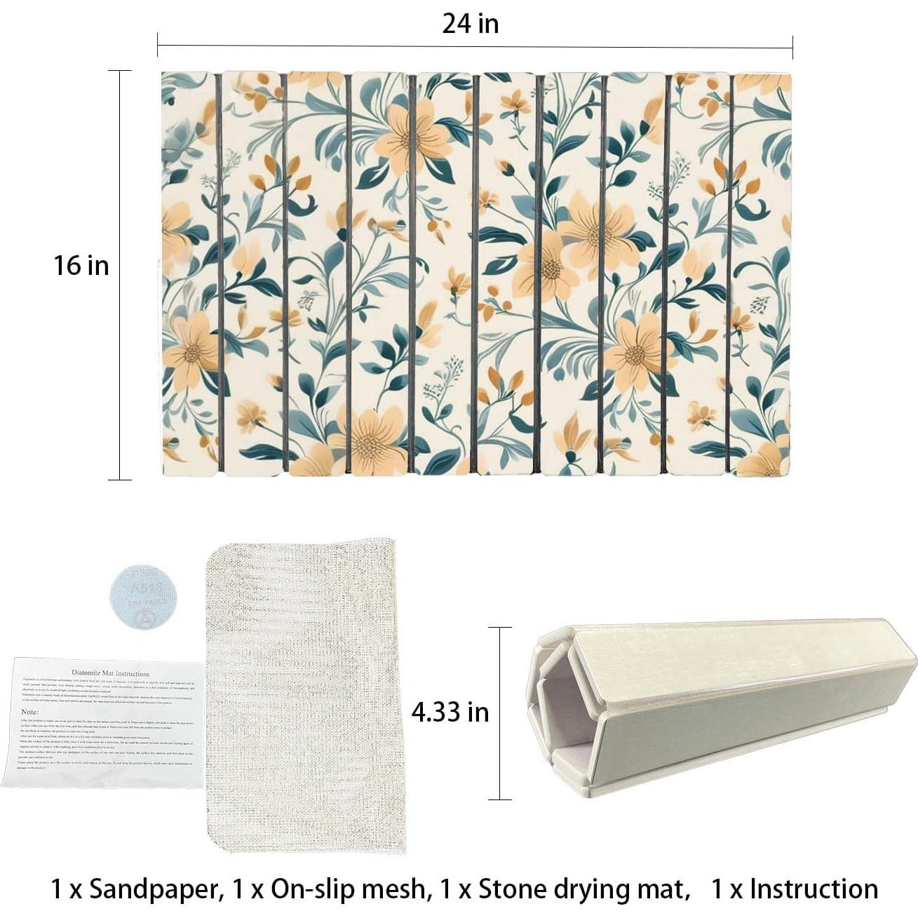 Alfombra de Baño Antideslizante Forever Song 61x40.6cm Diatomita