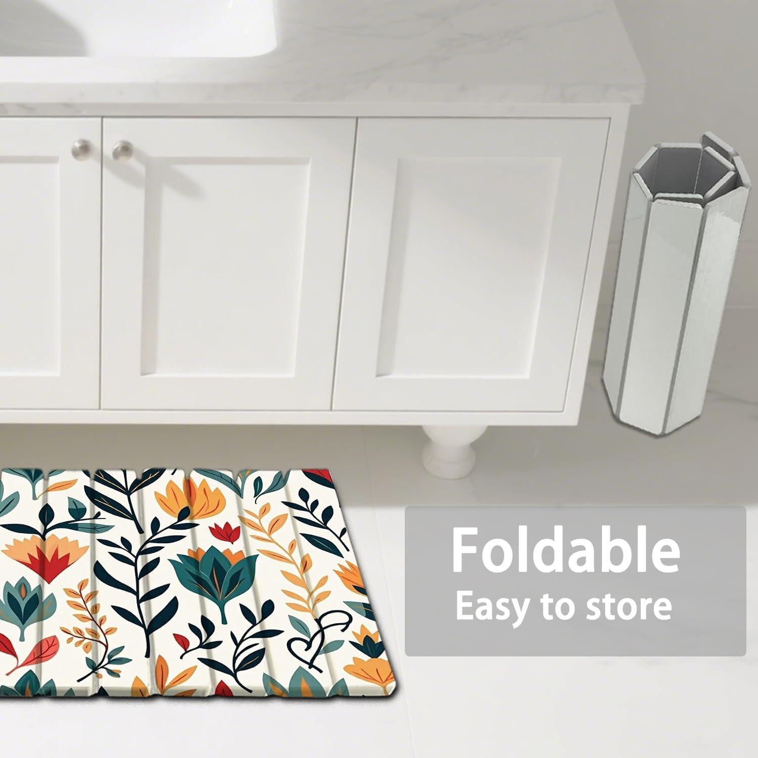 Alfombra de baño antideslizante Forever Song 61x40.6cm Diatomita