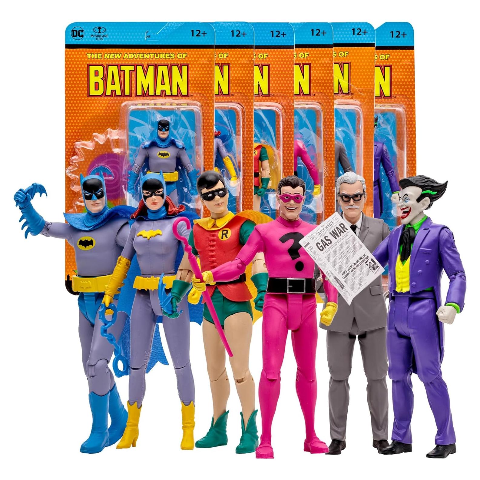 Figuras Retro Batman 66 McFarlane Toys 6 Pack 15,24 cm