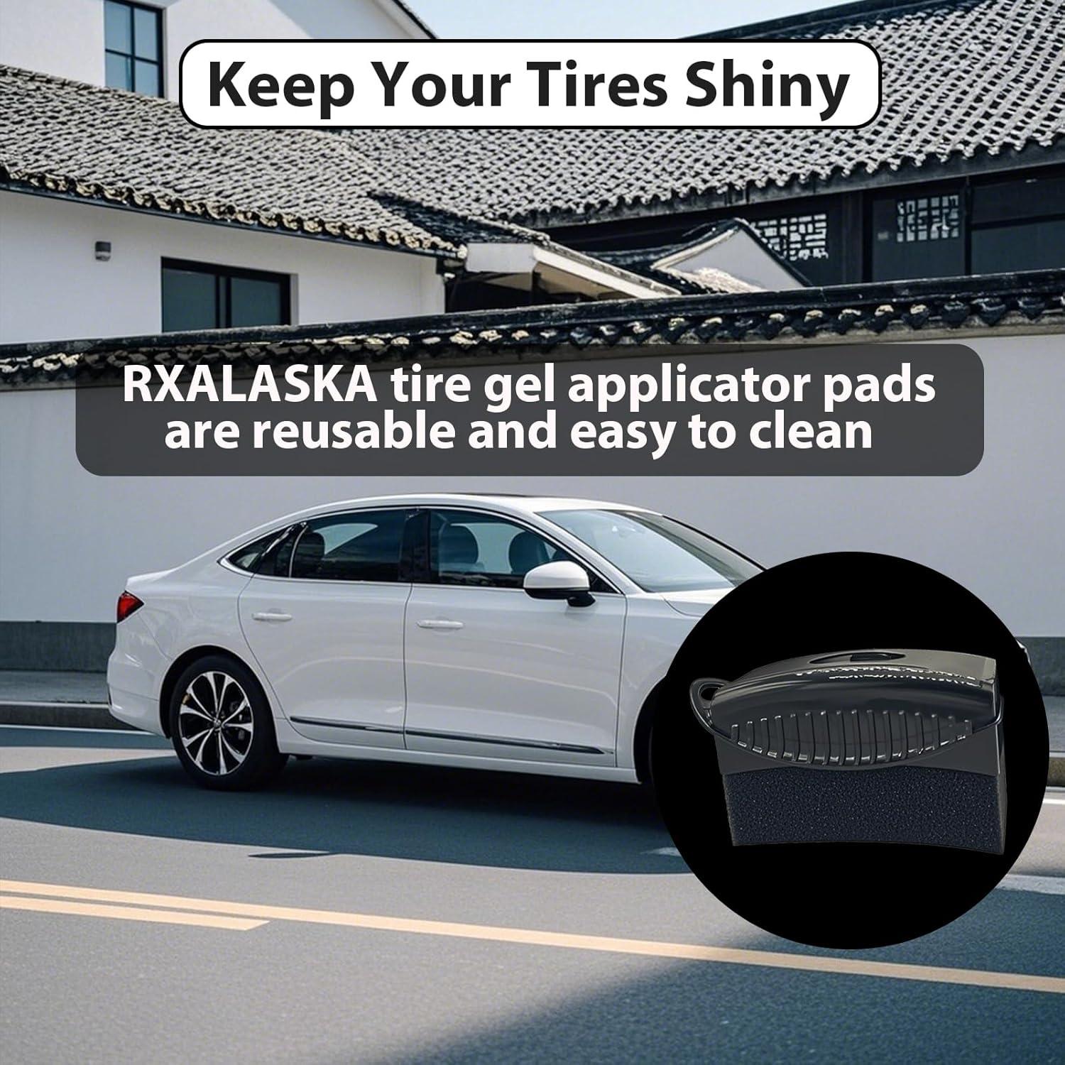 2 Almohadillas Aplicadoras de Brillo para Neumáticos RXALASKA