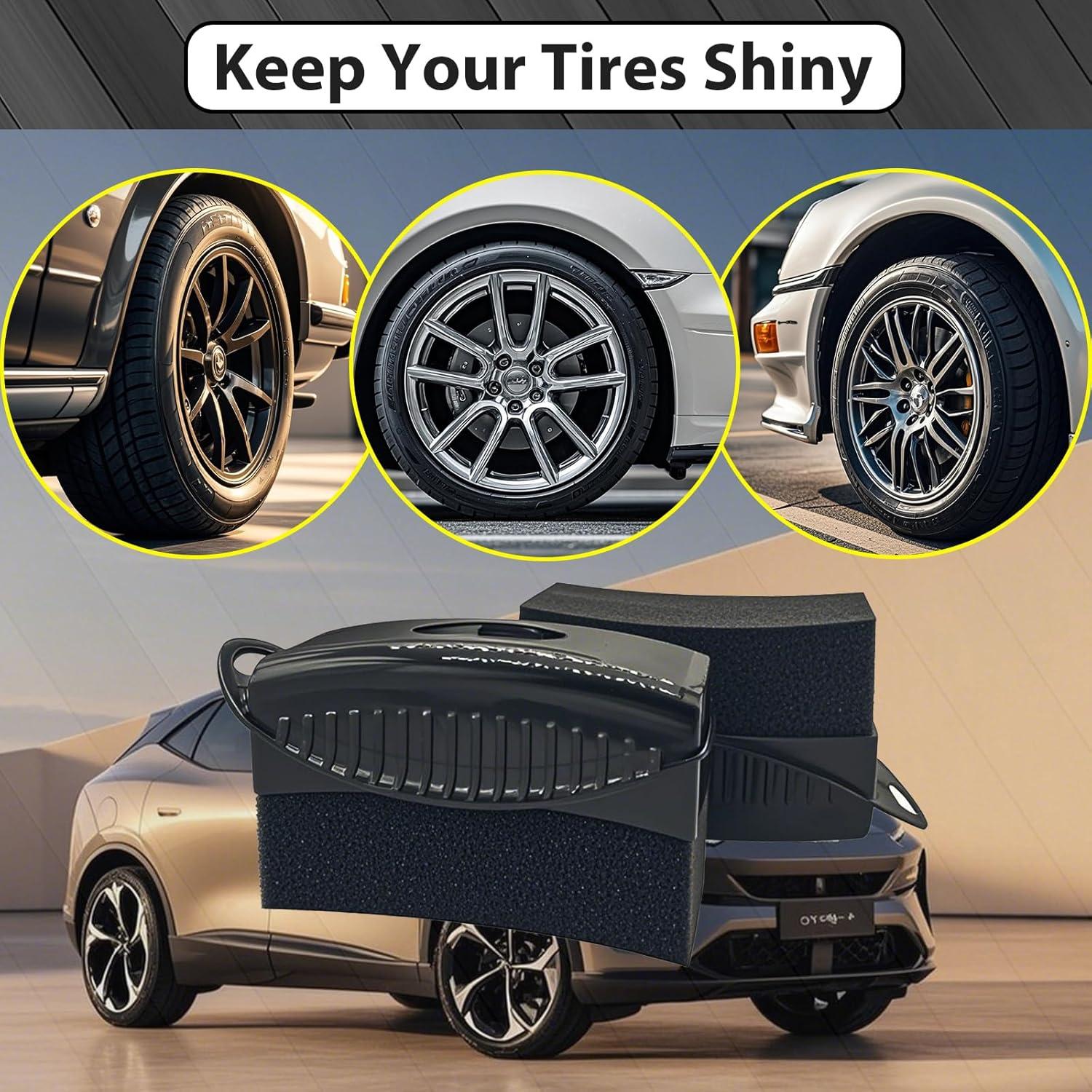 2 Almohadillas Aplicadoras de Brillo para Neumáticos RXALASKA