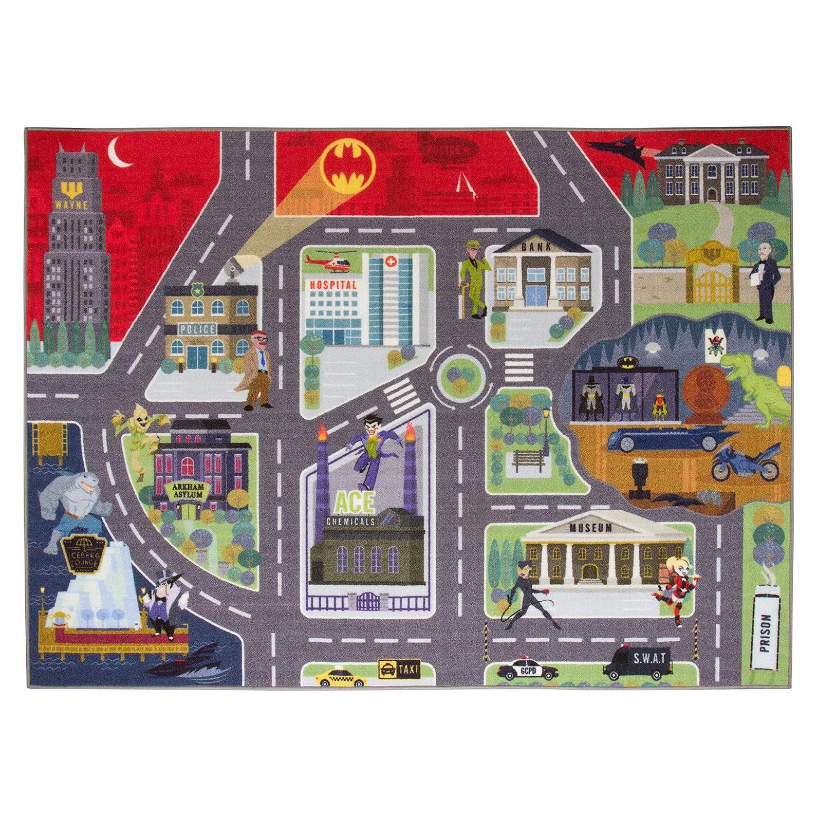 Alfombra Educativa KC Cubs Batman Gotham 99x150 cm