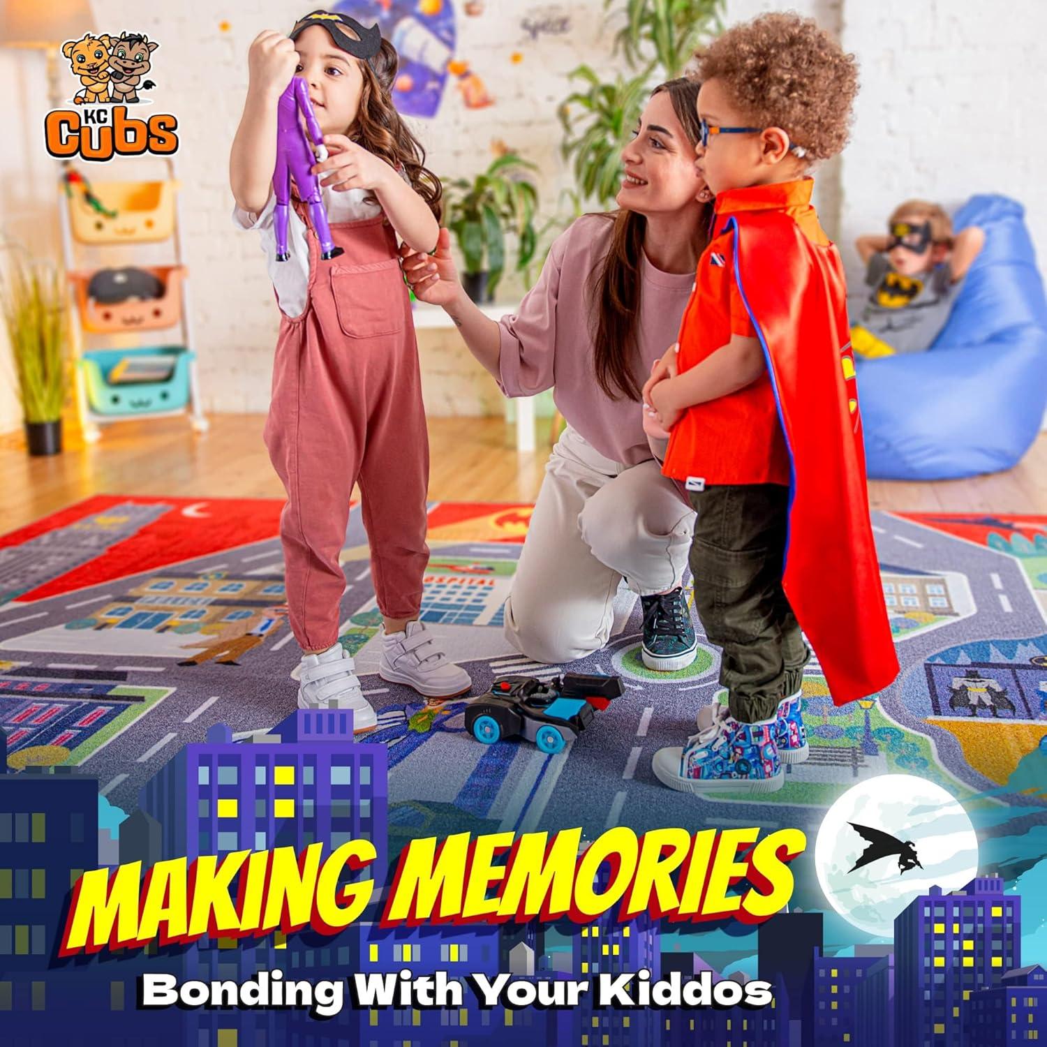 Alfombra Educativa KC Cubs Batman Gotham 99x150 cm