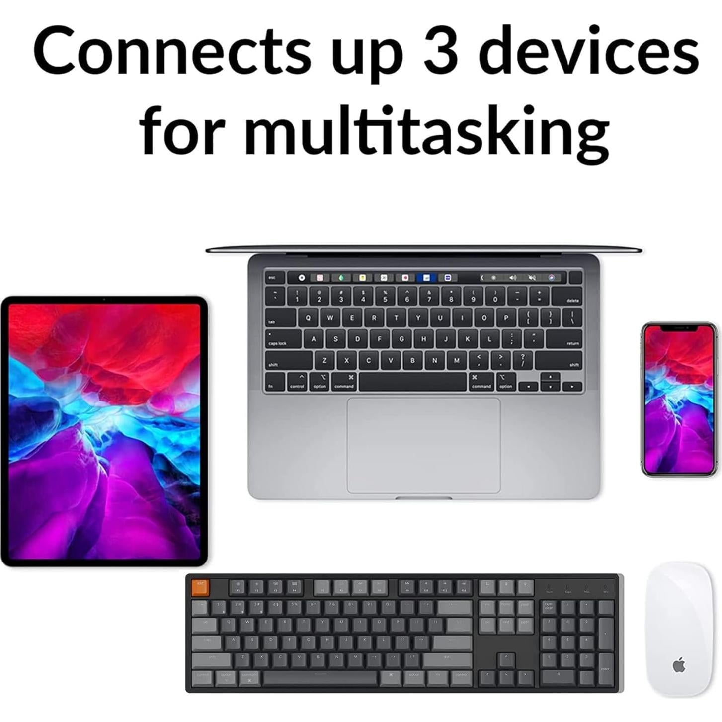 Teclado Mecánico Inalámbrico Keychron K10 RGB 104 Teclas