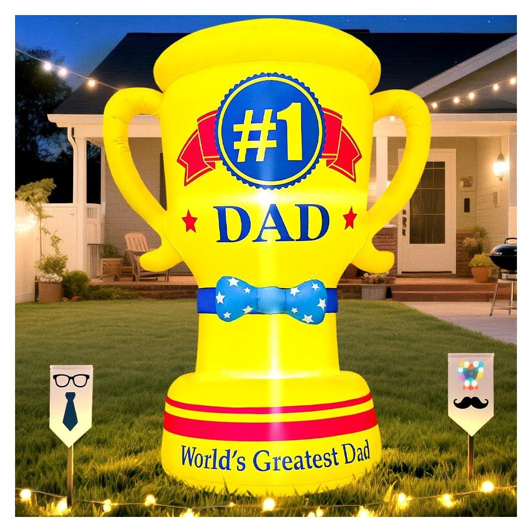 Decoración Inflable KOOY Trofeo Día del Padre 5FT LED