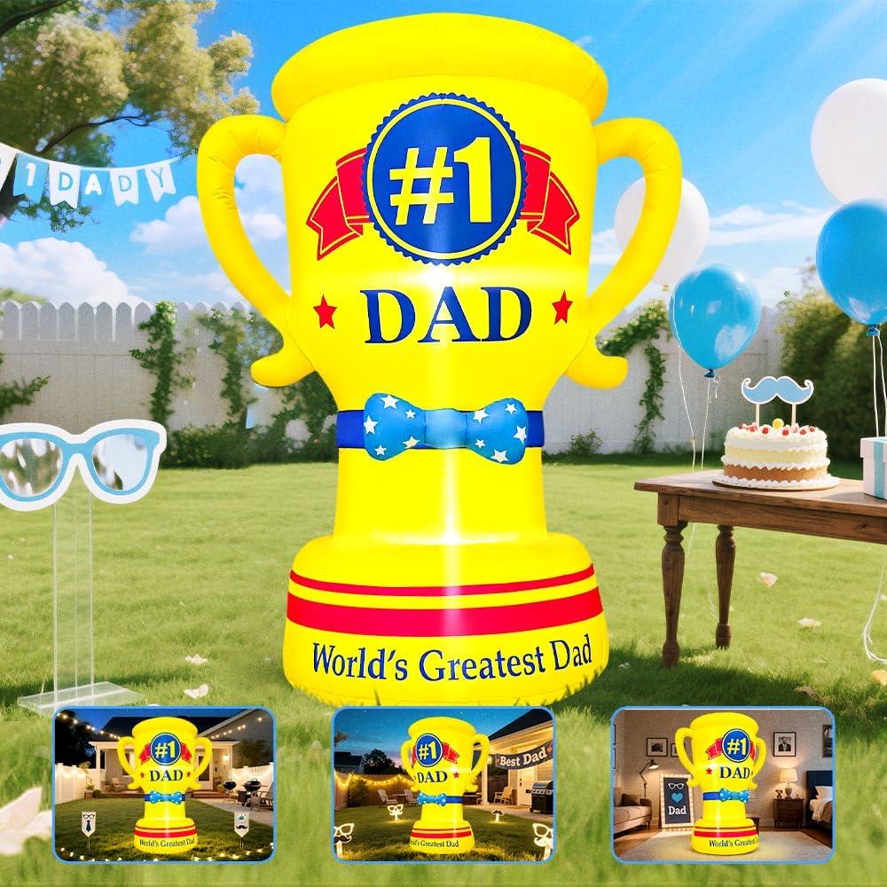 Decoración Inflable KOOY Trofeo Día del Padre 5FT LED