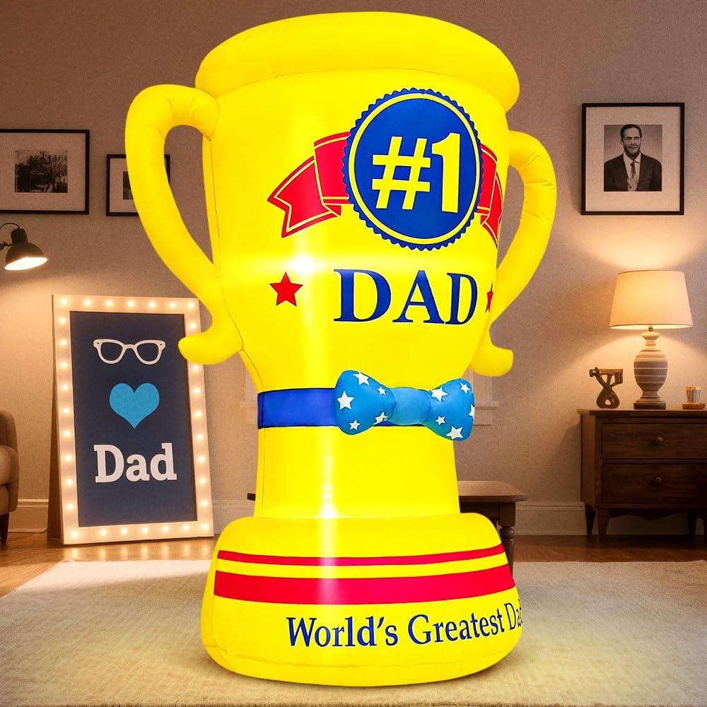 Decoración Inflable KOOY Trofeo Día del Padre 5FT LED