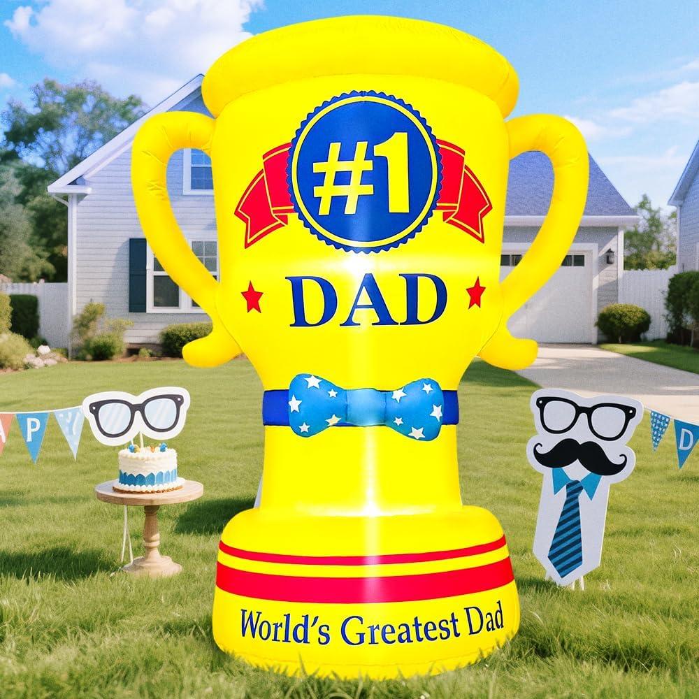 Decoración Inflable KOOY Trofeo Día del Padre 5FT LED