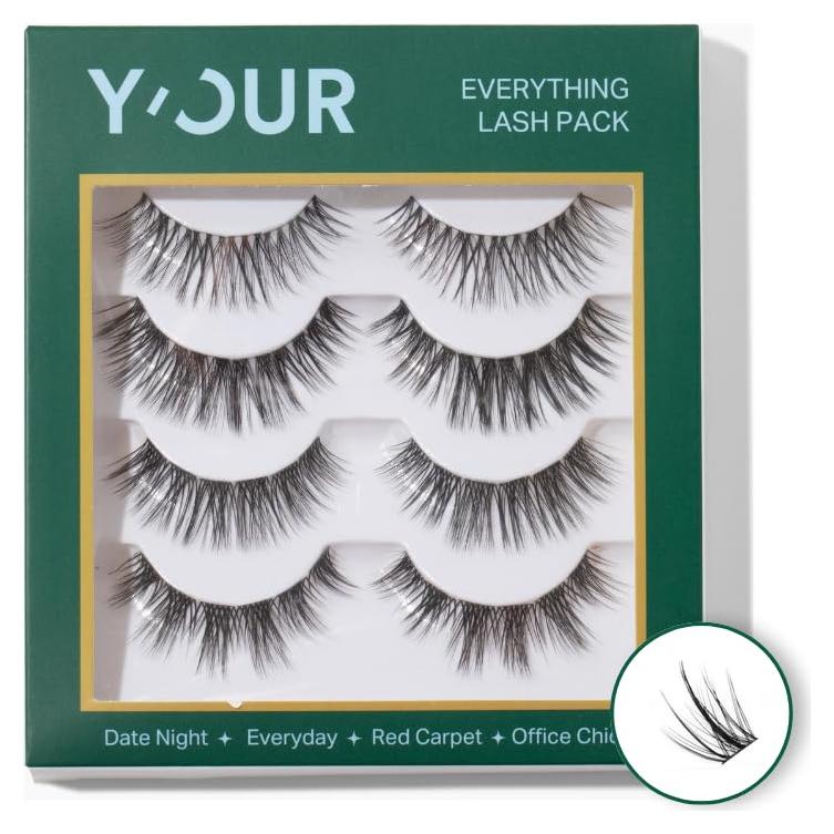 Pestañas Agrupadas Y'OUR Reutilizables - Duración 4 Días