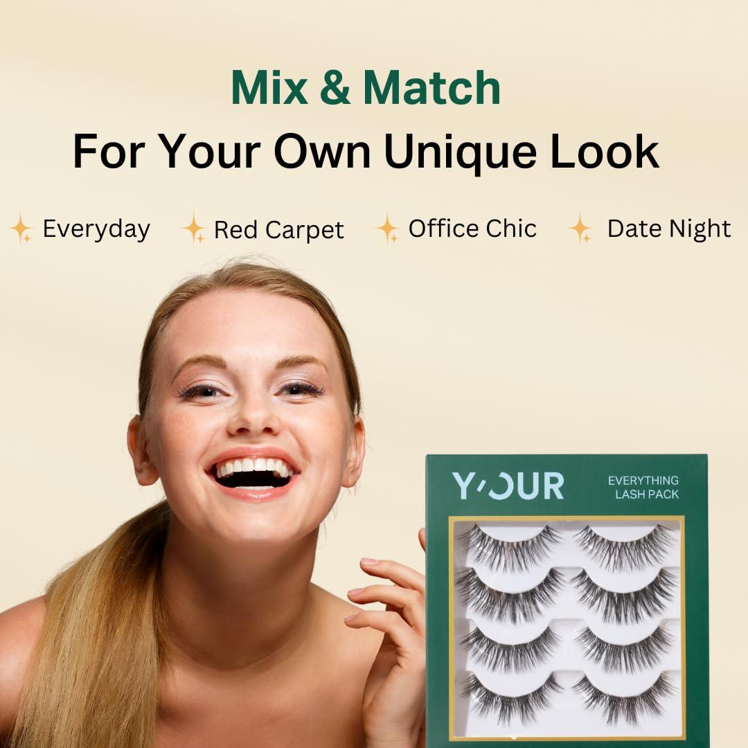 Pestañas Agrupadas Y'OUR Reutilizables - Duración 4 Días