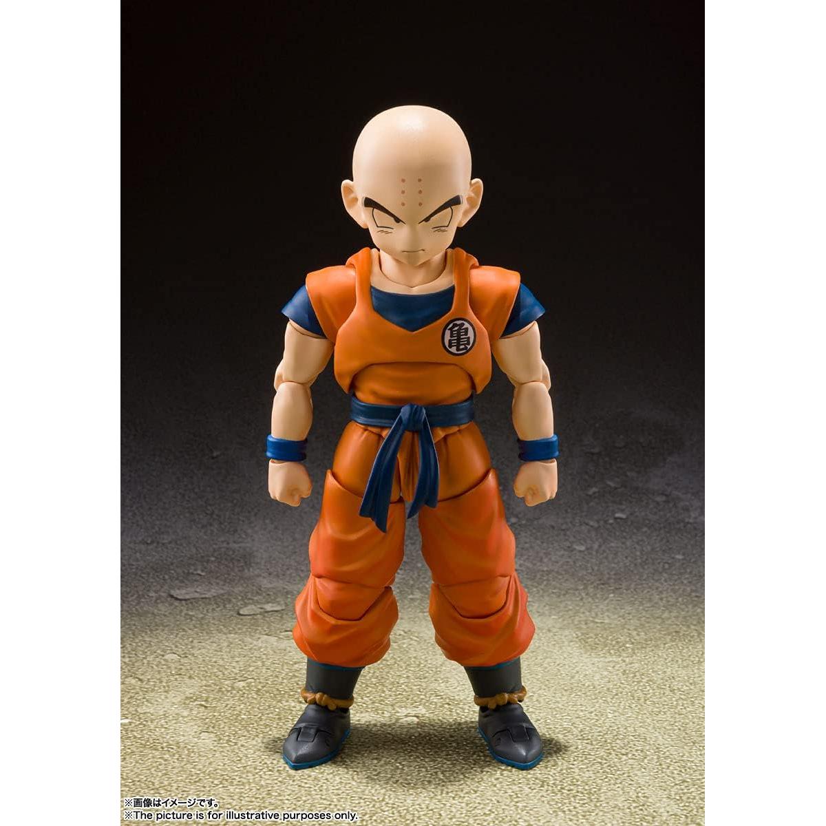 Figura de acción S.H.Figuarts Krillin Bandai 15 años Dragon Ball Z