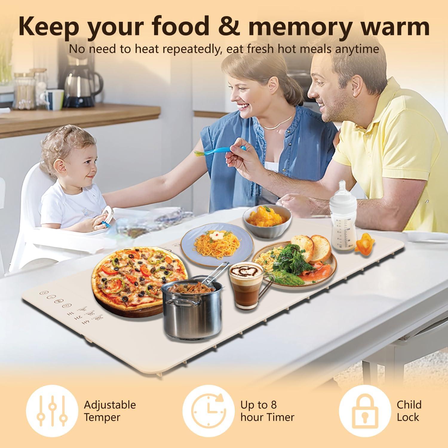 Alfombrilla Calentadora Eléctrica Warminary 60x40cm IP67 3 Niveles