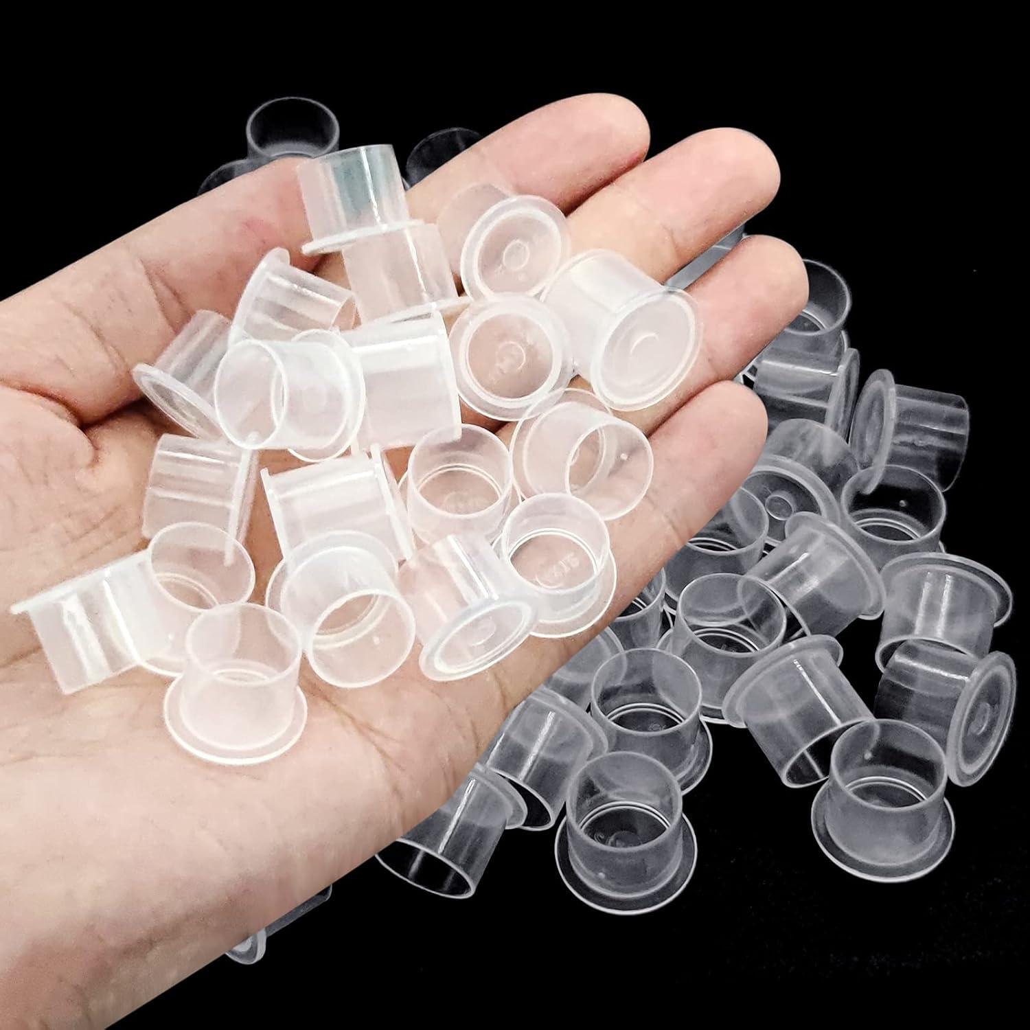 Tazas de Tinta para Tatuajes Hatonseyan 300pcs Medianas Desechables