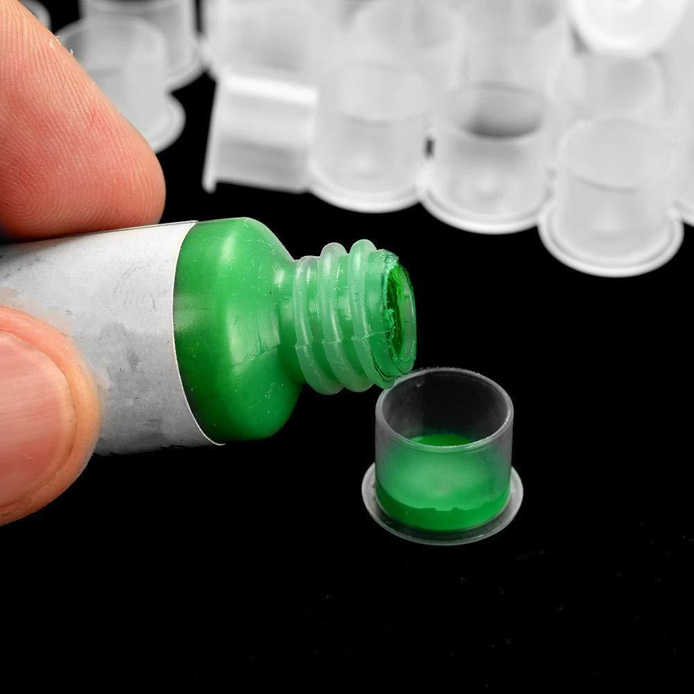 Tazas de Tinta para Tatuajes Hatonseyan 300pcs Medianas Desechables