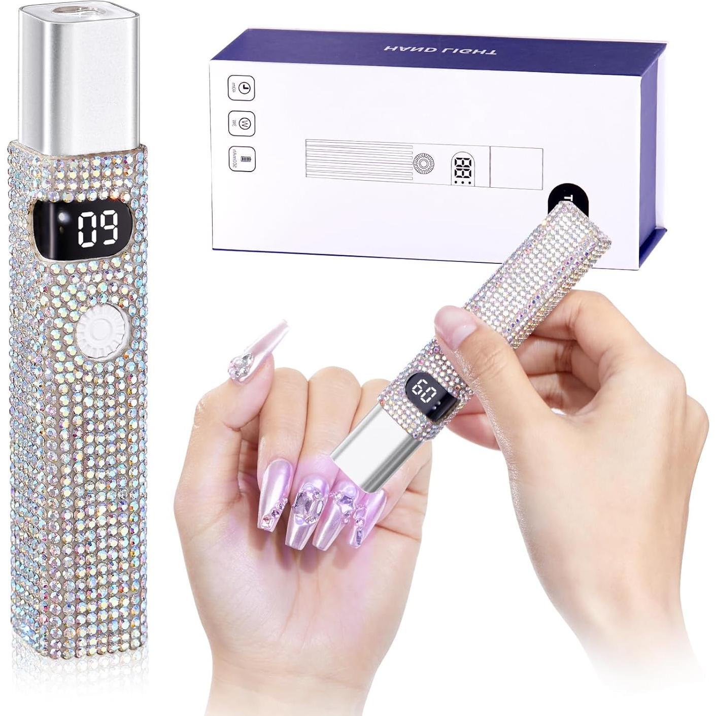 Luz UV de Mano CHRISTINE SHELLY Mini Lámpara LED Recargable