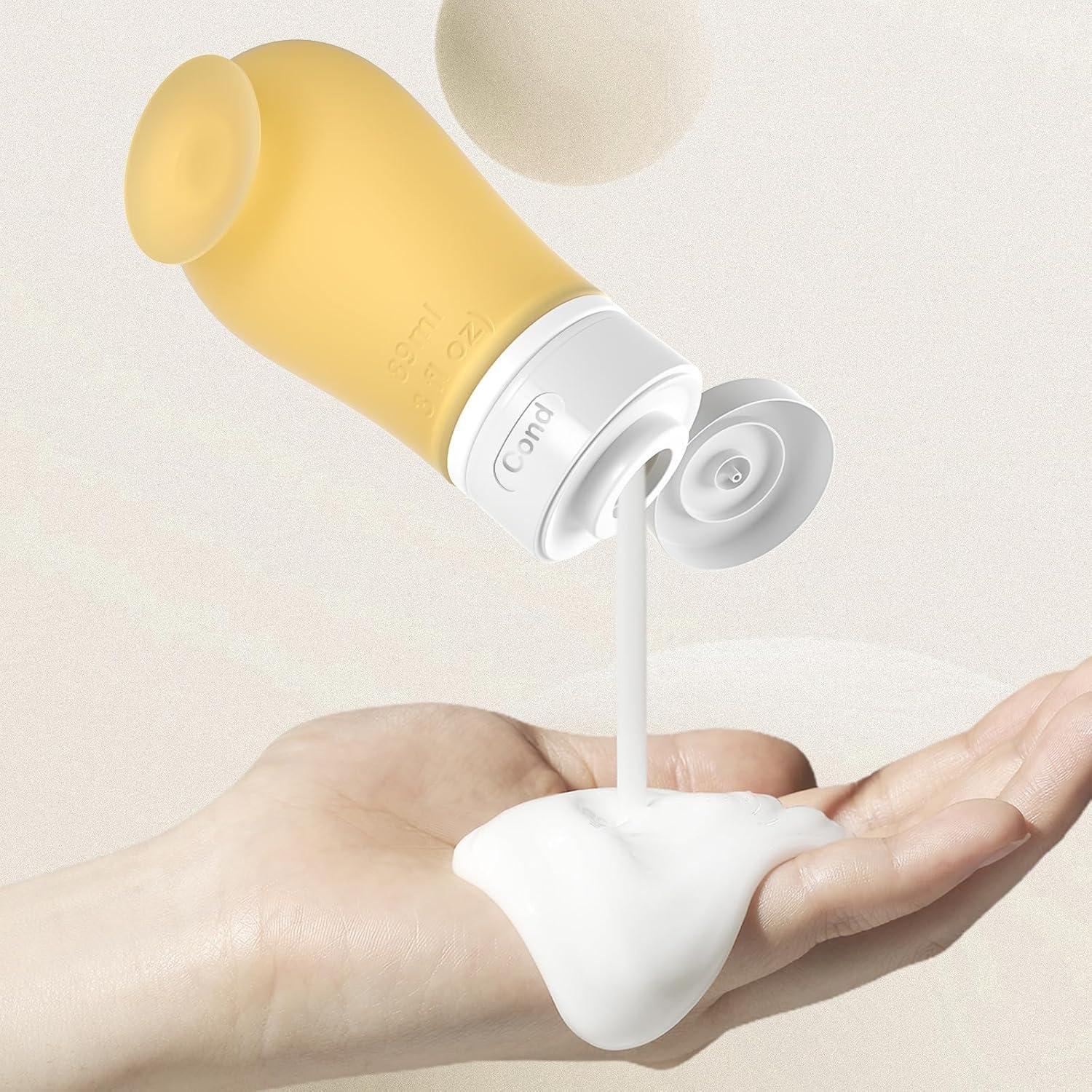 Set de 14 Botellas de Viaje LilyAbeille 60ml Silicona A Prueba de Fugas