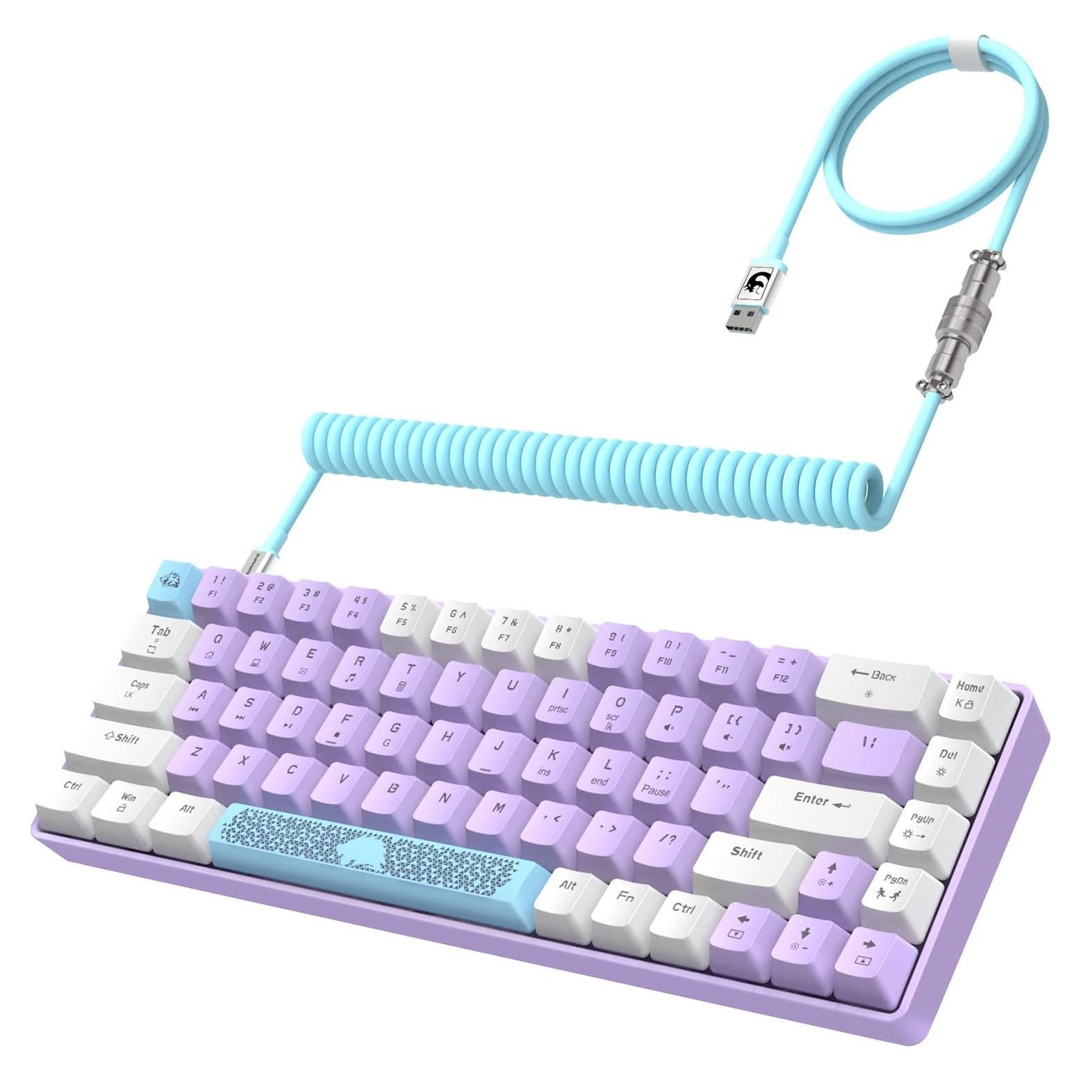 Teclado Mecánico ZIYOU LANG RK-T8 65% RGB Anti-ghosting