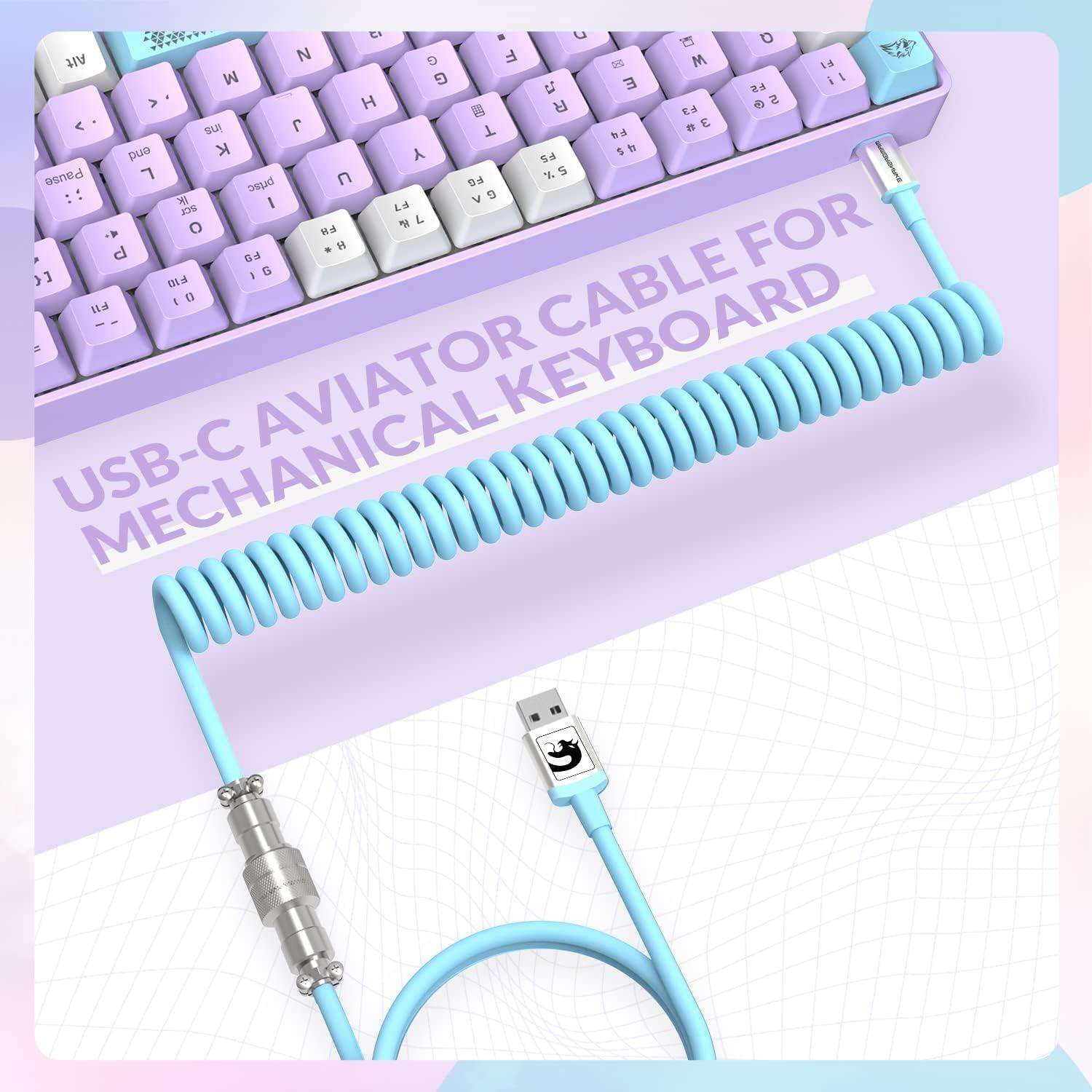 Teclado Mecánico ZIYOU LANG RK-T8 65% RGB Anti-ghosting