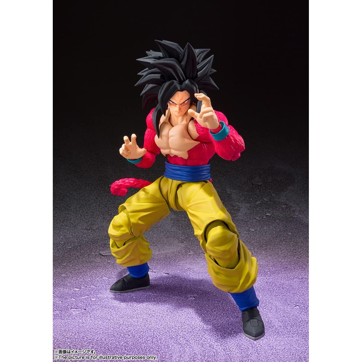 Figura S.H.Figuarts Super Saiyan 4 Goku Bandai 12.7cm
